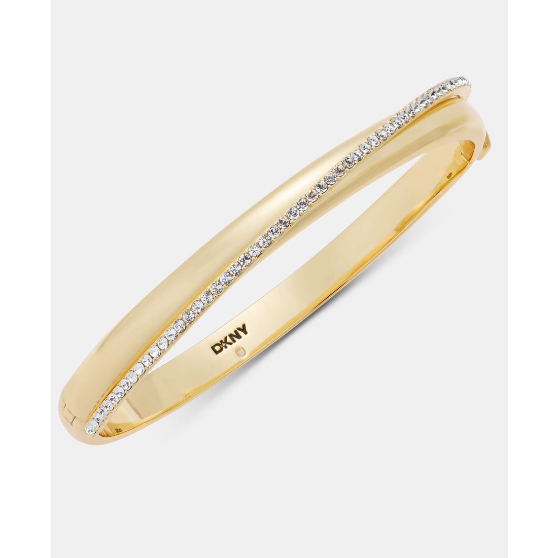 Dkny Pave Crossover Bangle Bracelet