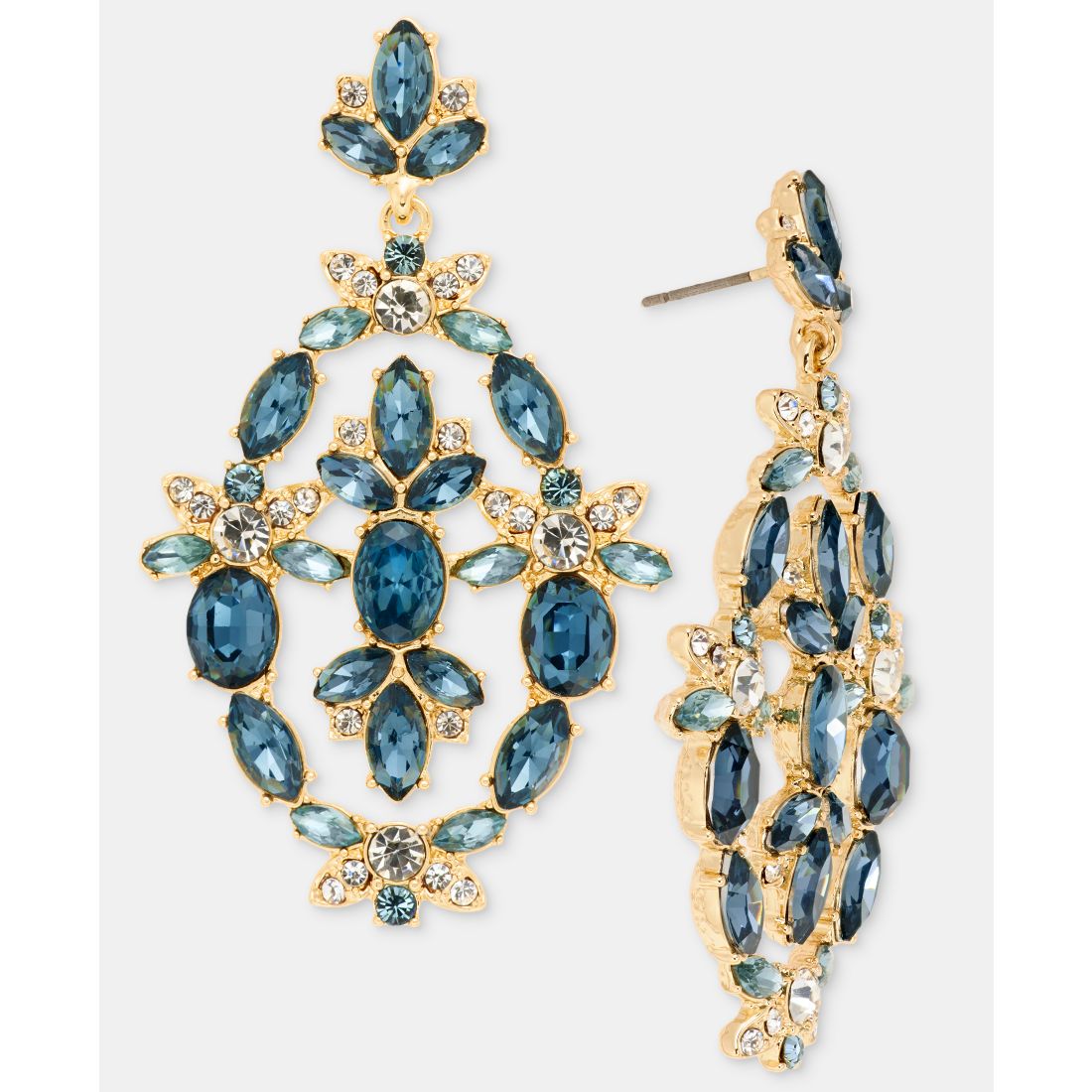 Marchesa Stone Orbital Drop Earrings