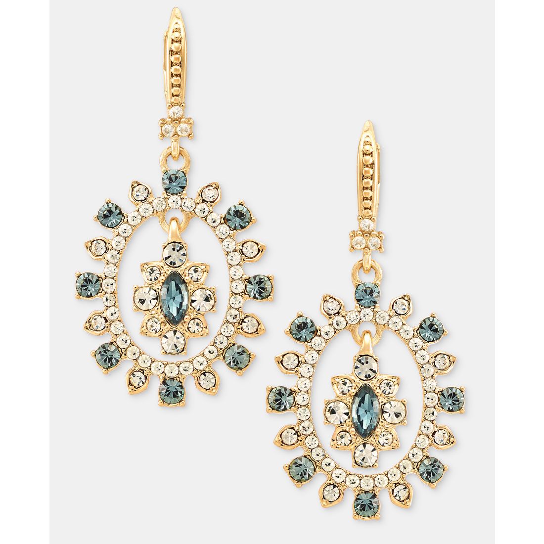 Marchesa Stone Orbital Drop Earrings
