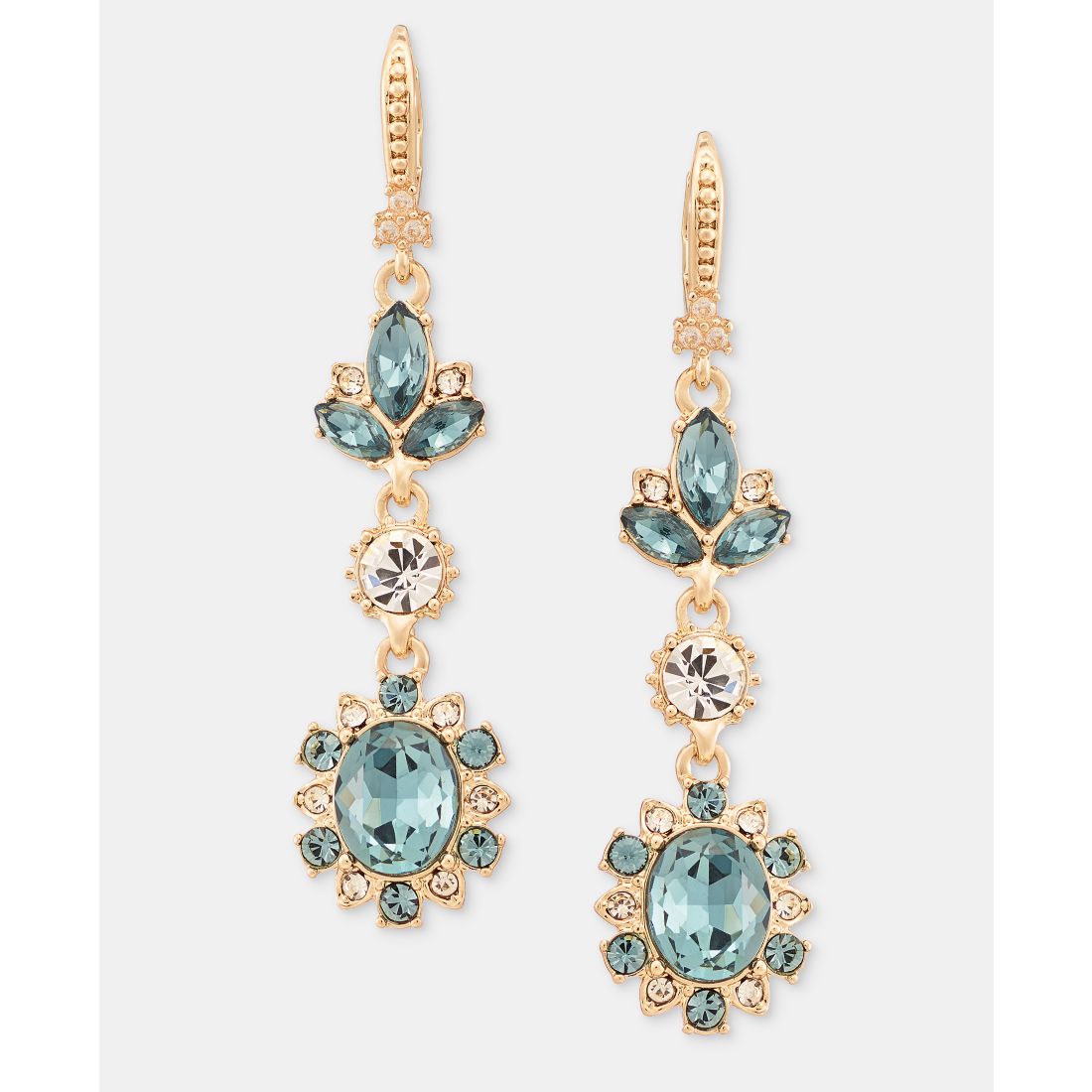 Marchesa Stone Double Drop Earrings