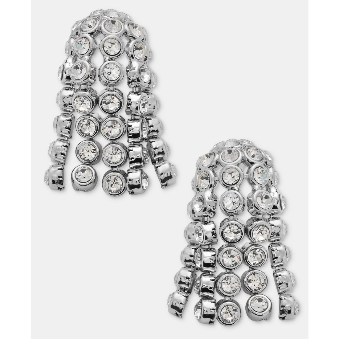 Givenchy Crystal Fringe Stud Earrings