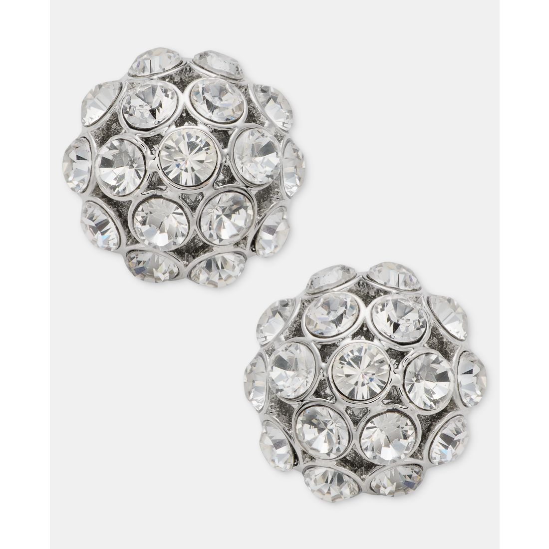 Givenchy Pave Cluster Stud Earrings