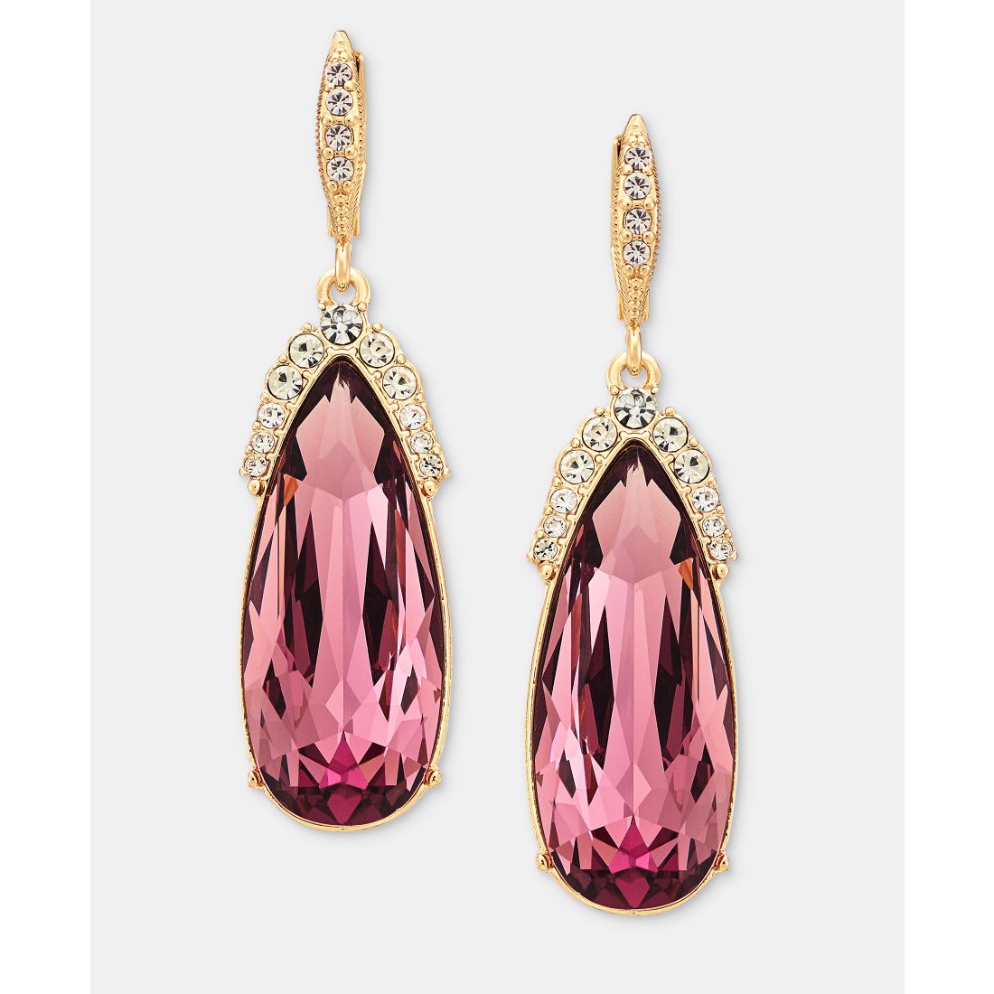 Givenchy Crystal Pear-Shape Drop Earrings
