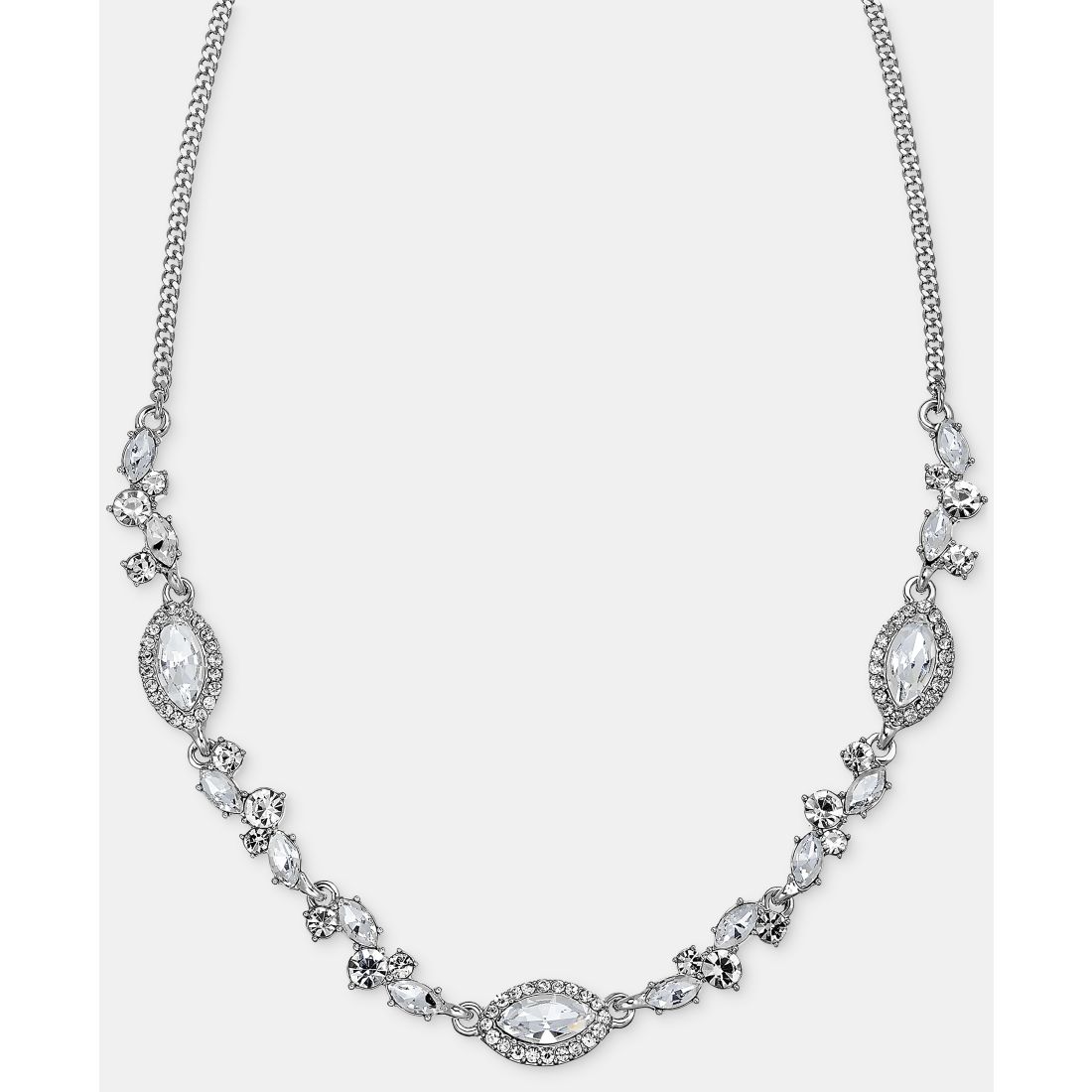 Givenchy Crystal Statement Necklace, 16" + 3" extender