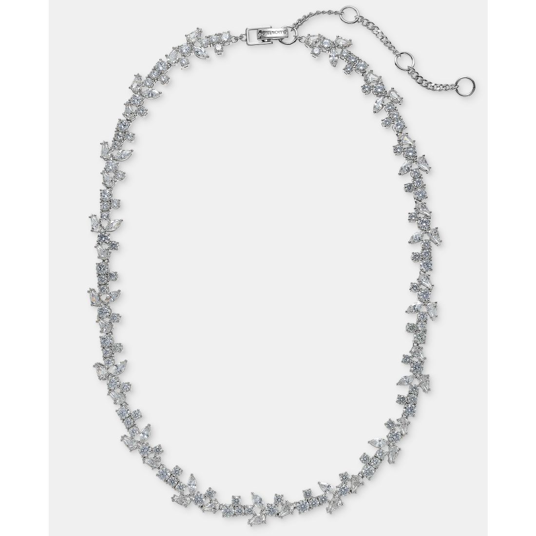 Givenchy Cubic Zirconia Collar Necklace, 16" + 3" extender