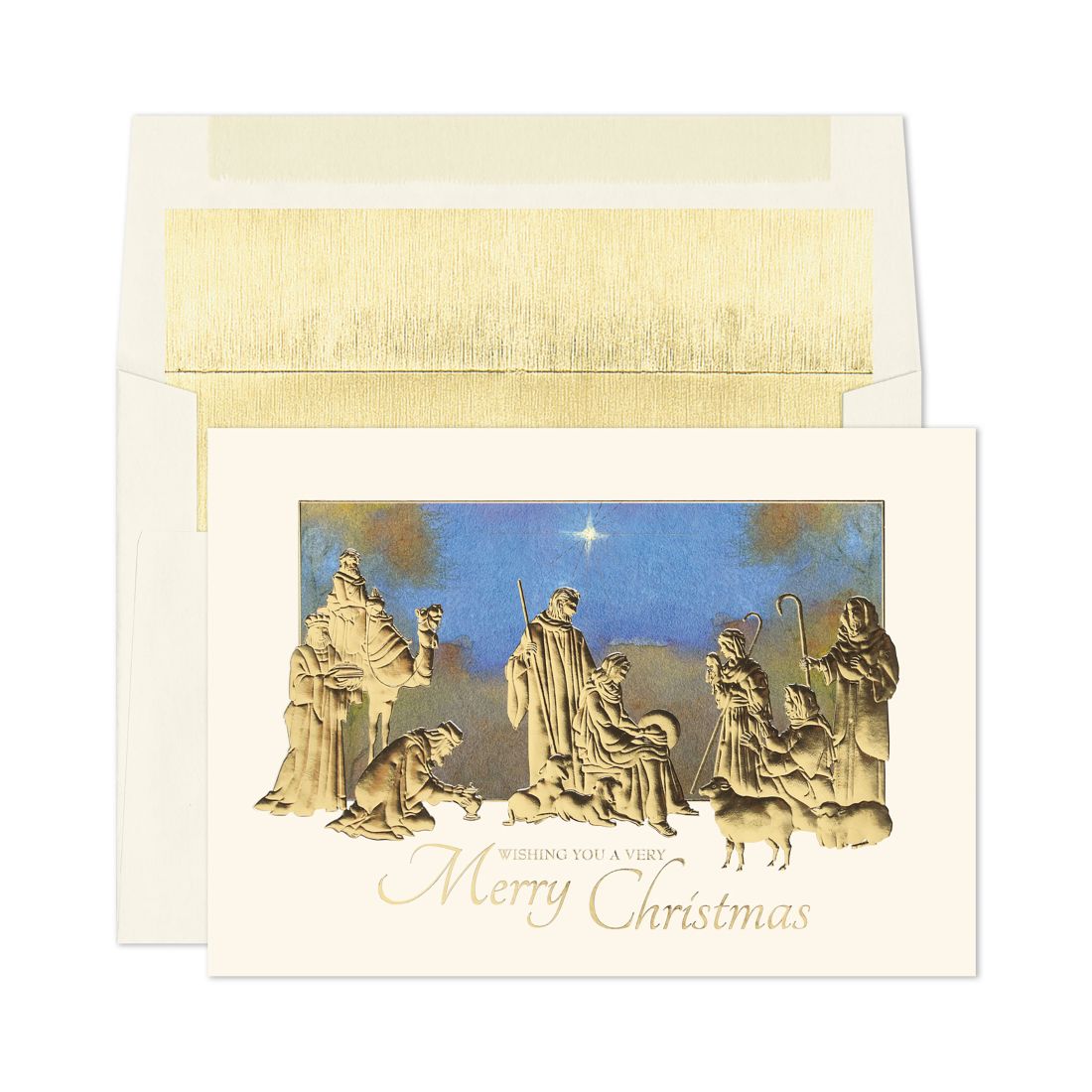 Masterpiece Studios Golden Nativity Holiday Boxed Cards