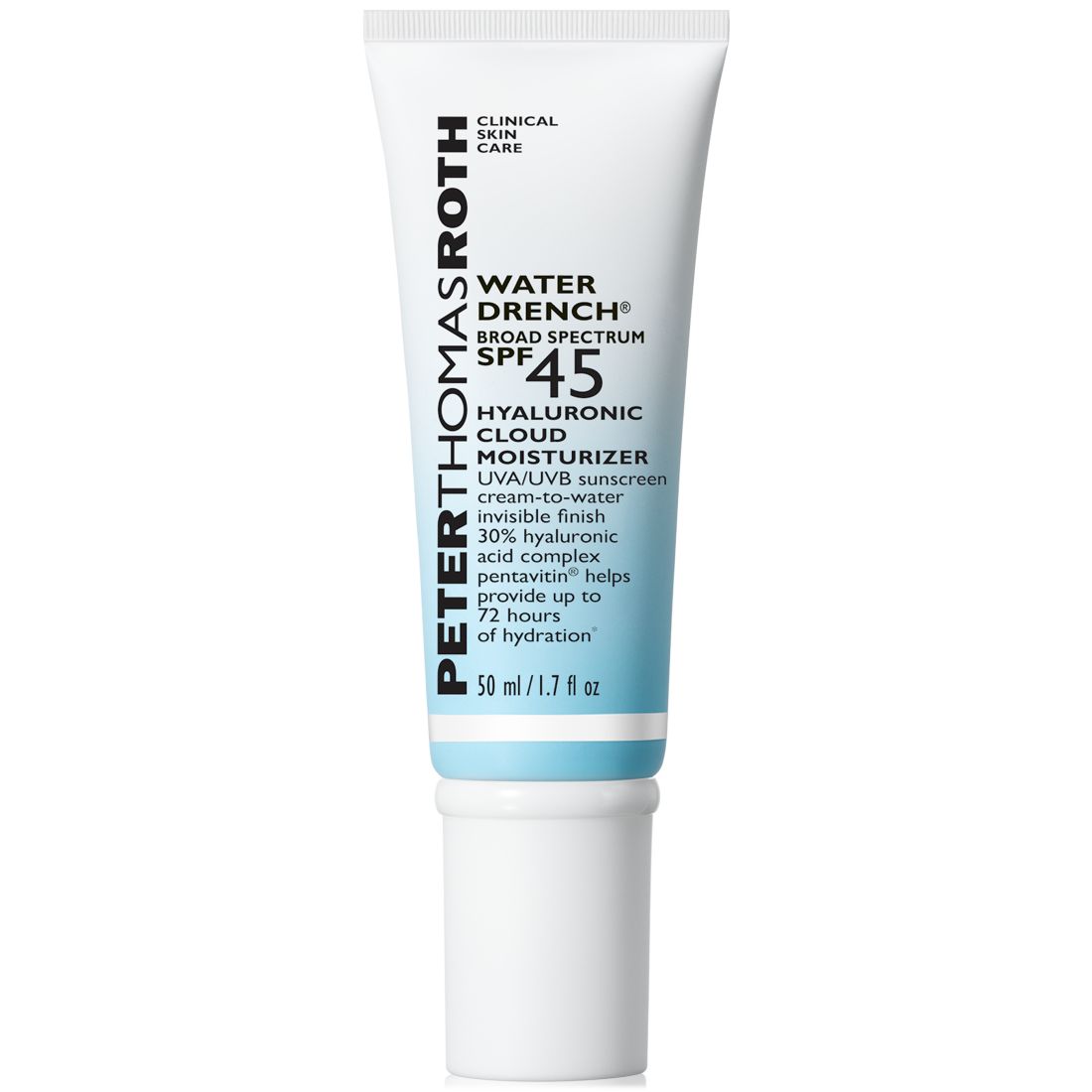 Peter Thomas Roth Water Drench Broad Spectrum Spf 45 Hyaluronic Cloud Moisturizer Sunscreen, 1.7 oz