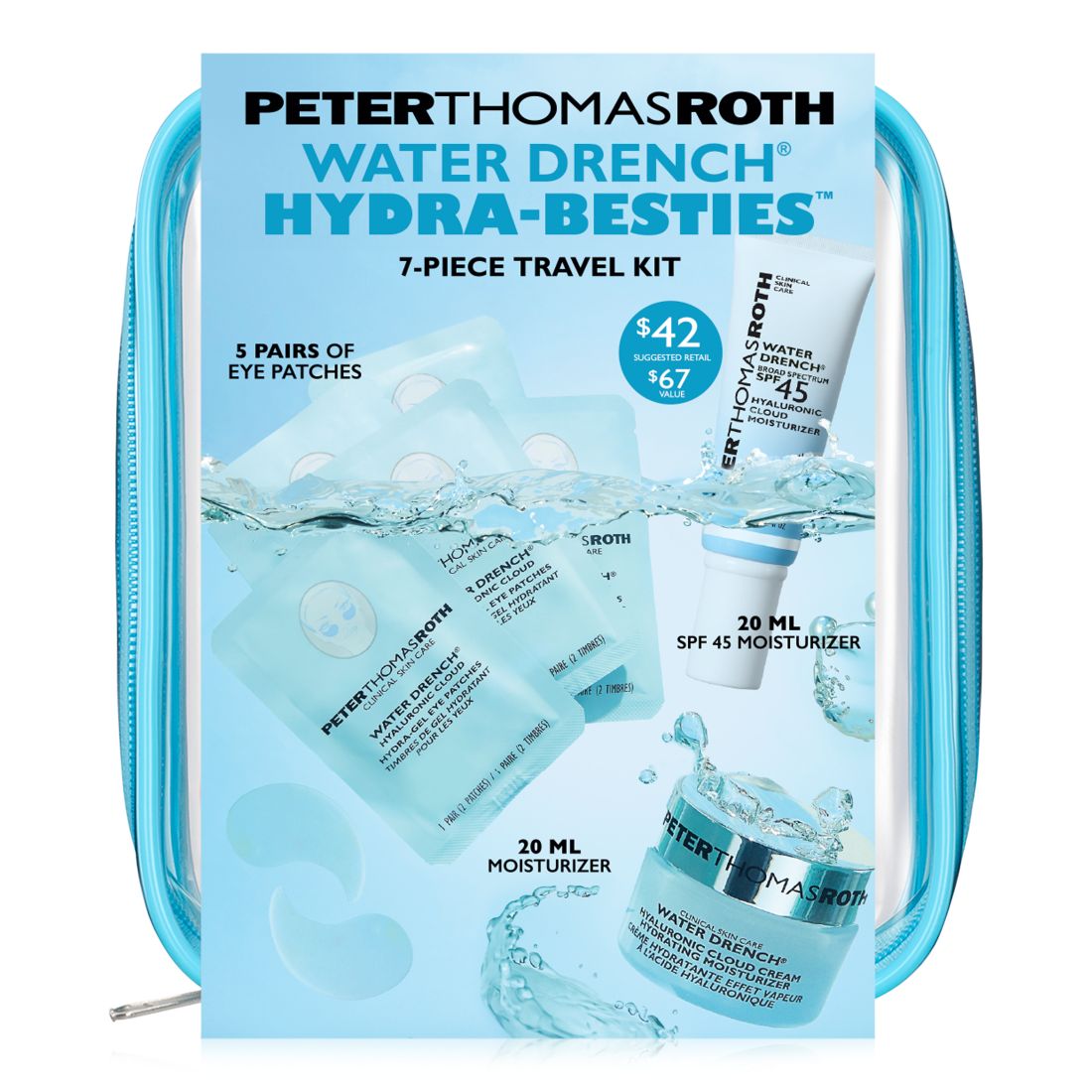 Peter Thomas Roth 7-Pc. Water Drench Hydra-Besties Skincare Travel Set