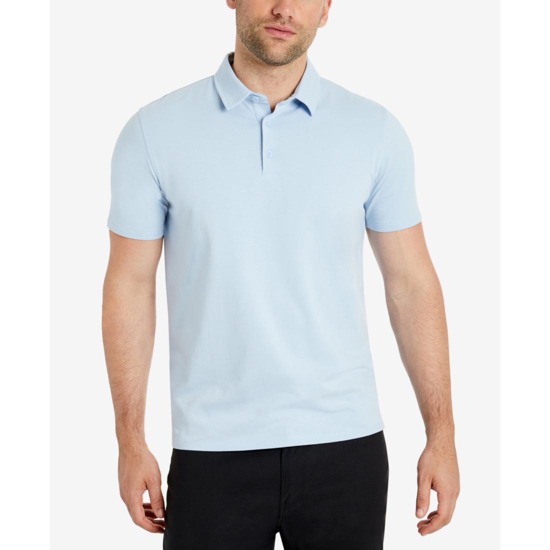 Kenneth Cole Men's Performance Button Polo