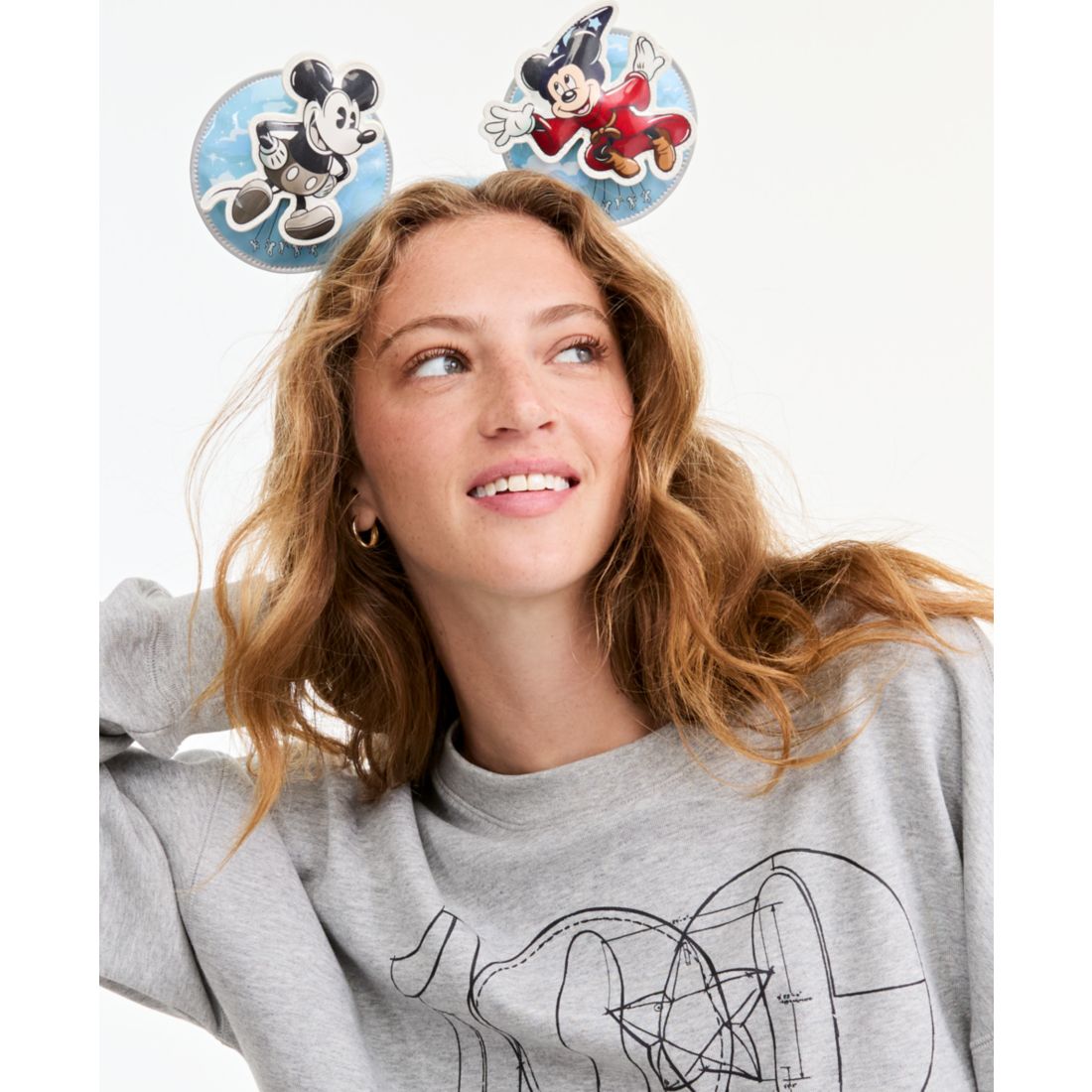 Loungefly Disney | Macy's Interchangeable Mickey Parade Balloons Through The Years Ears Headband, Macy's Exclusive