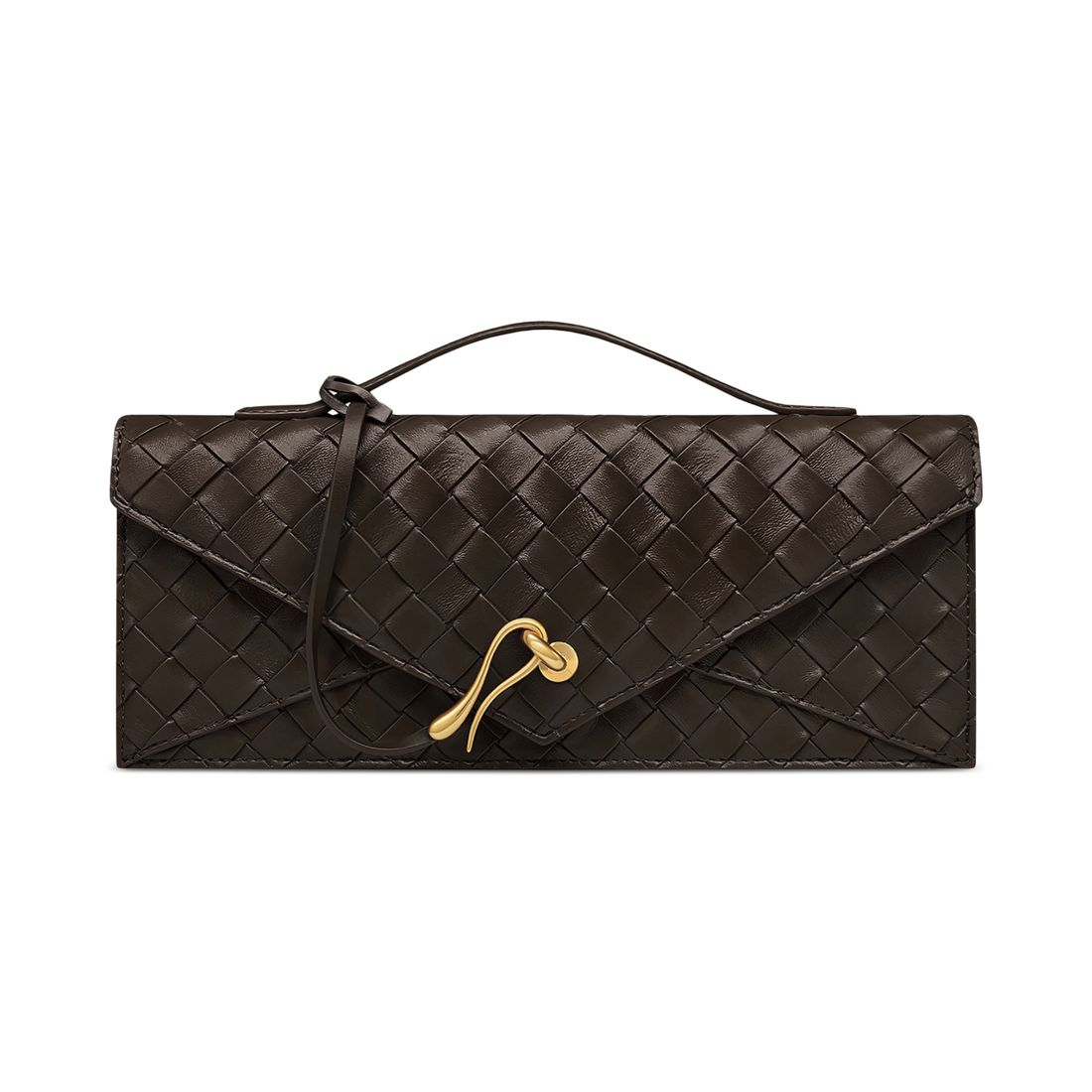 Jw Pei Celeste Small Woven Textured Envelope Top Handle Clutch Handbag