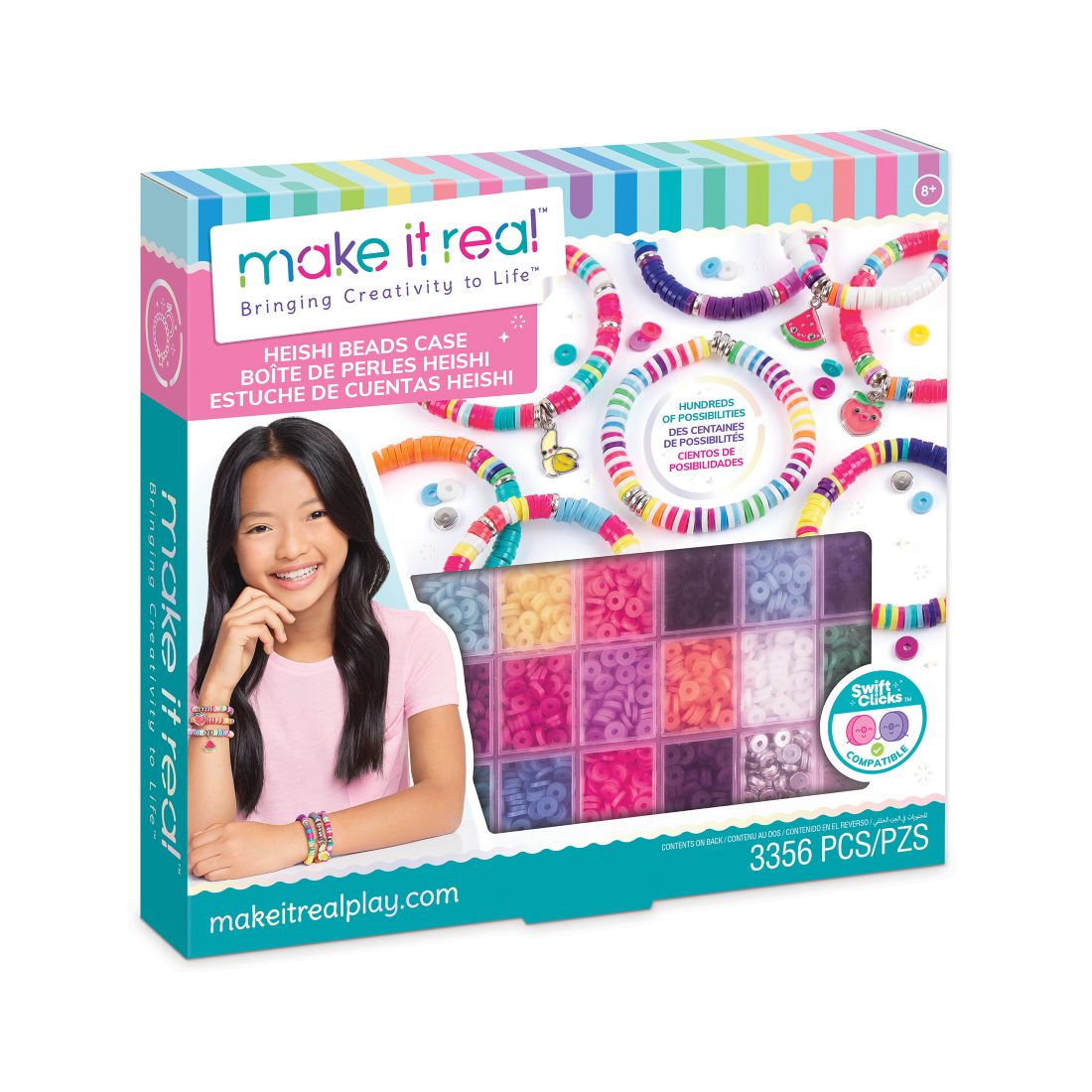 Make It Real Swift Click Compatible Heishi Bead Kit