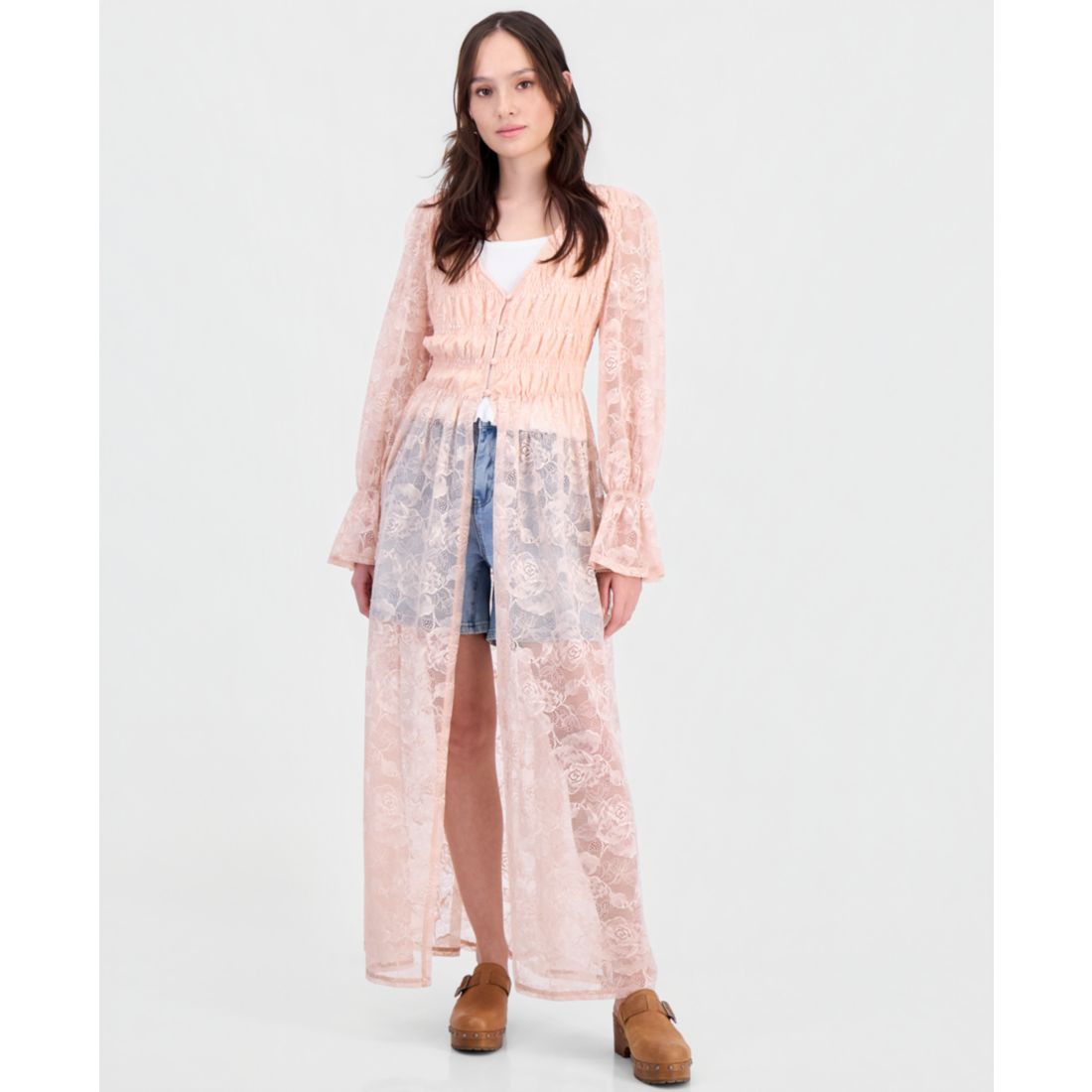 And Now This Women's Lace Duster Jacket, Macy's Exclusive