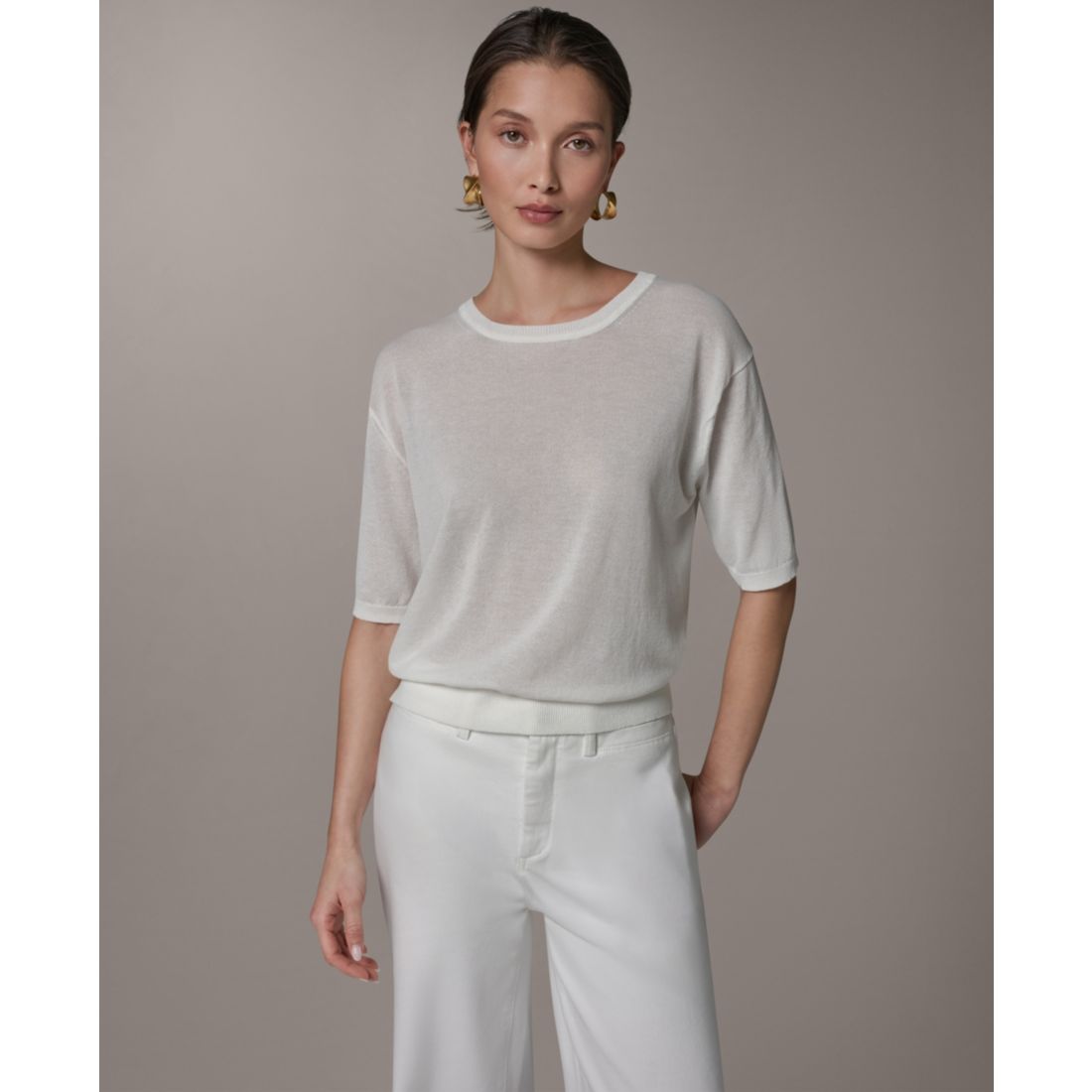 Donna Karan Weekend Women's Pull-On Crewneck Sweater