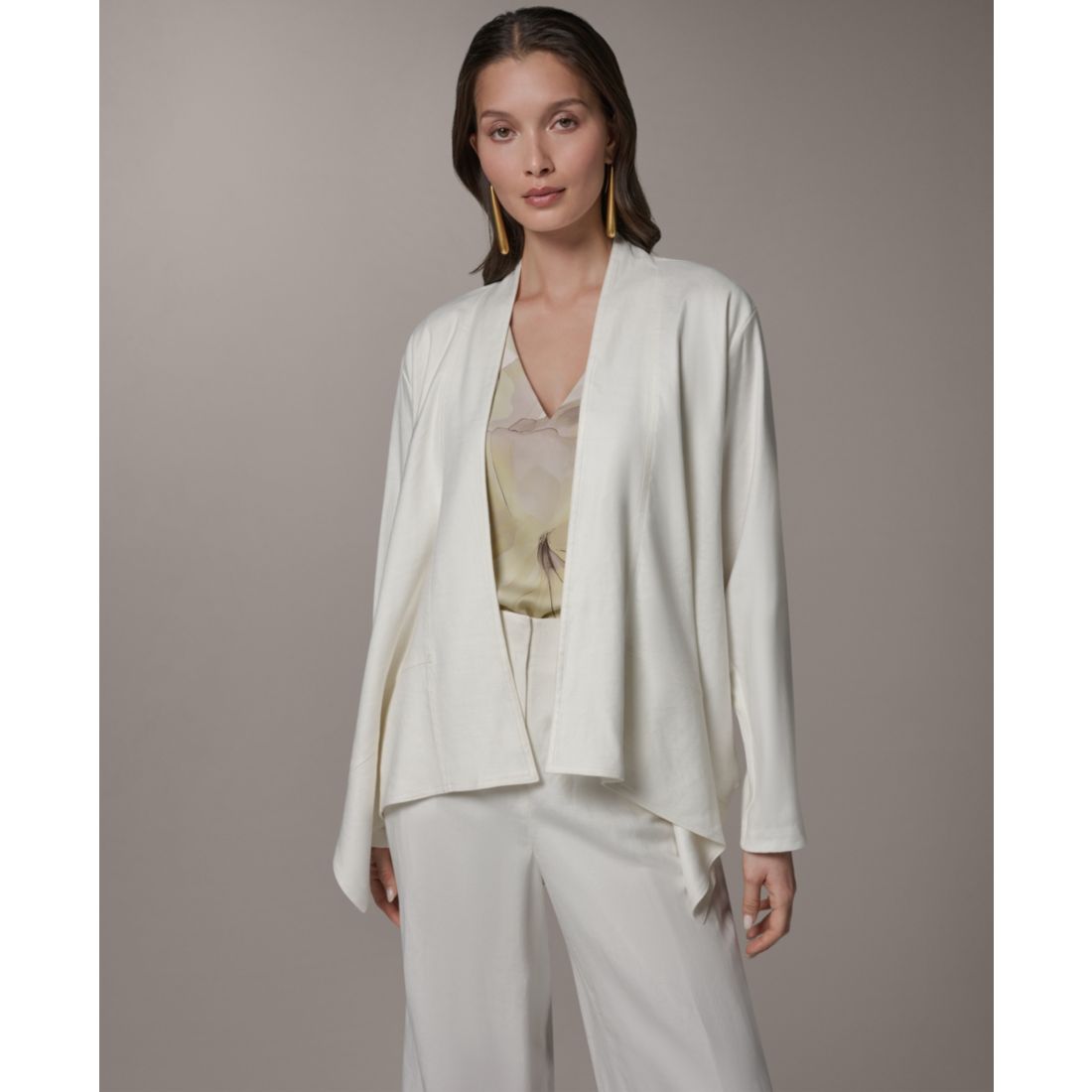 Donna Karan New York Women's Drape Front Jacket