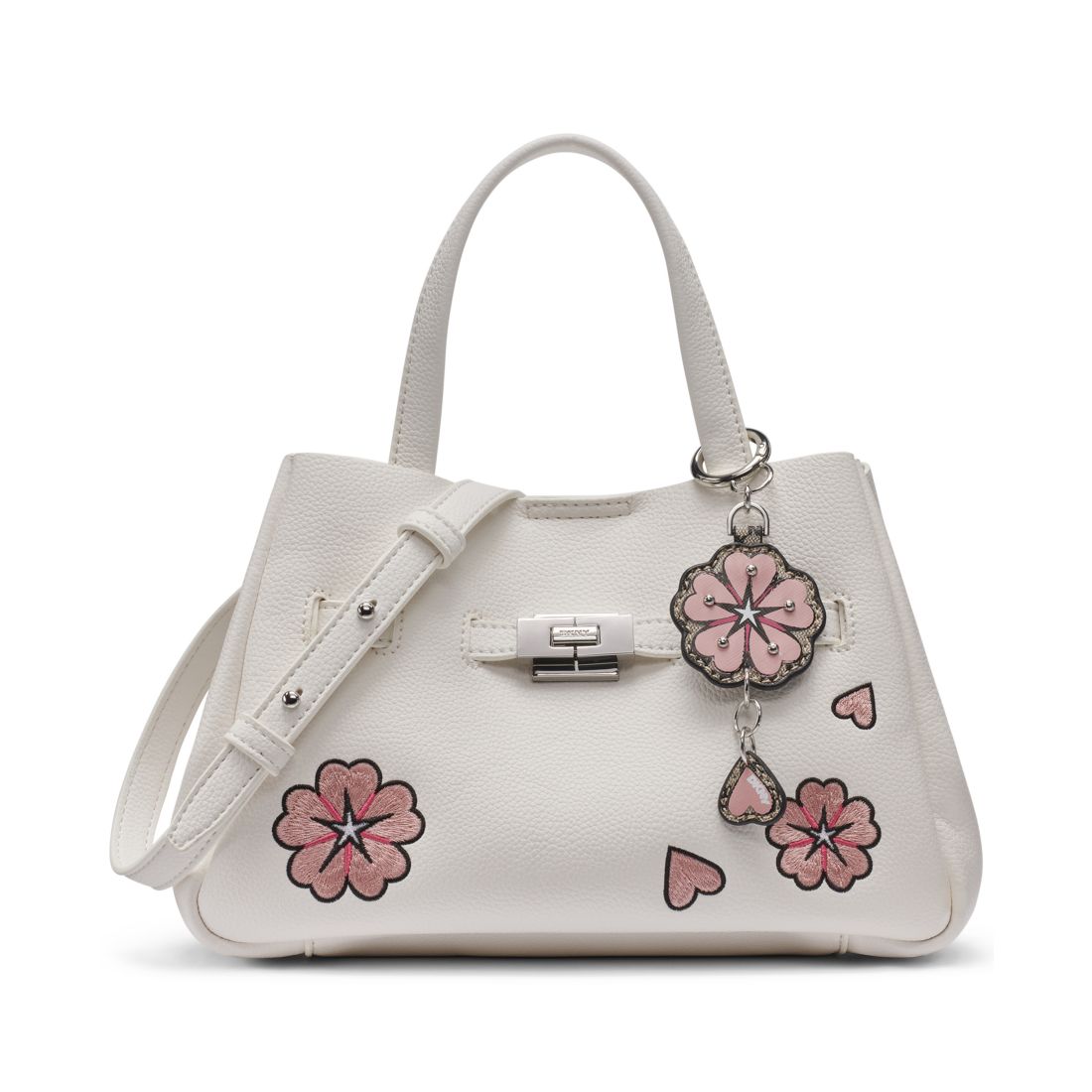 Dkny Bryar Silver-Tone Hardware Small Crossbody Satchel Bag