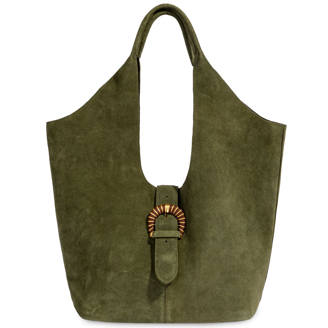Sam Edelman Lucy Buckle Medium Double Handle Tote Handbag