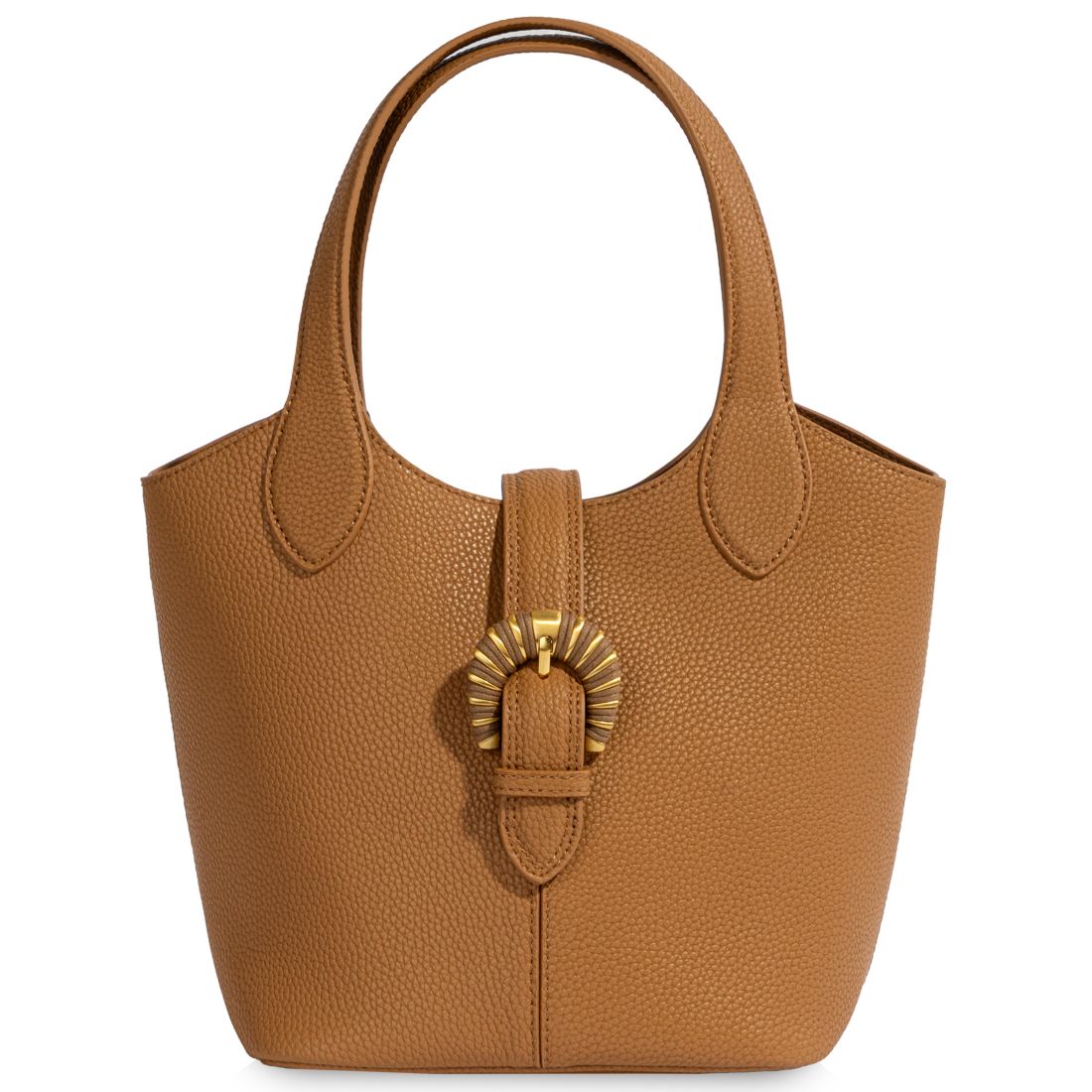 Sam Edelman Lucy Buckle Leather Medium Crossbody Handbag