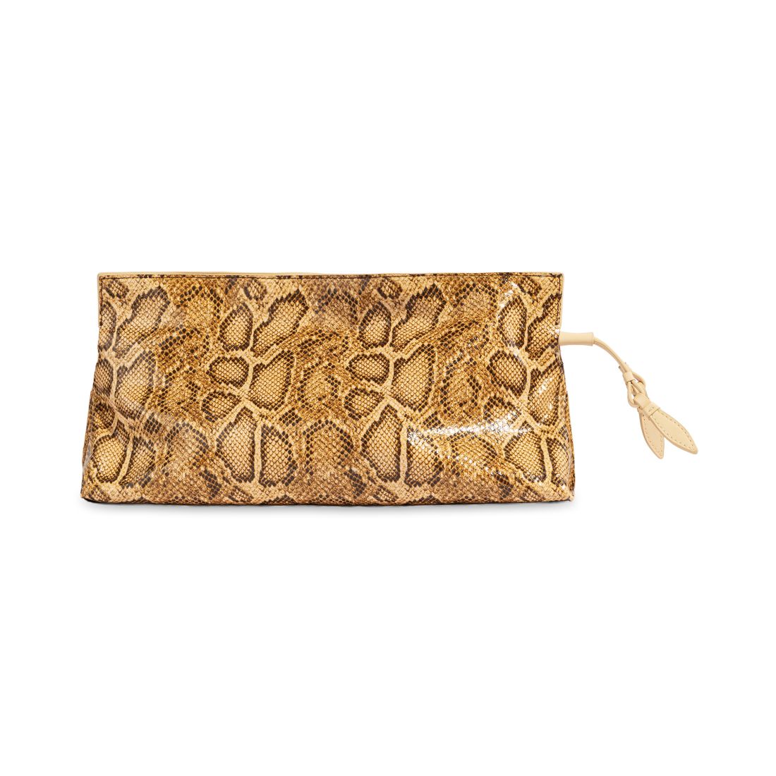 Sam Edelman Poppy Oversized Medium Leather Clutch Handbag