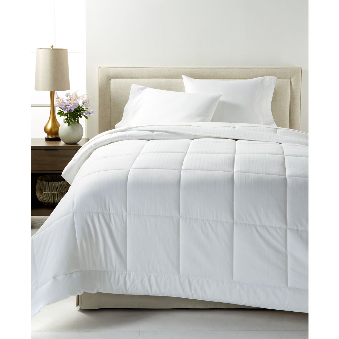 Macy's Charter Club Super Luxe 300 Thread Count Down Alternative Comforter, Full/Queen, Exclusively at Macy's