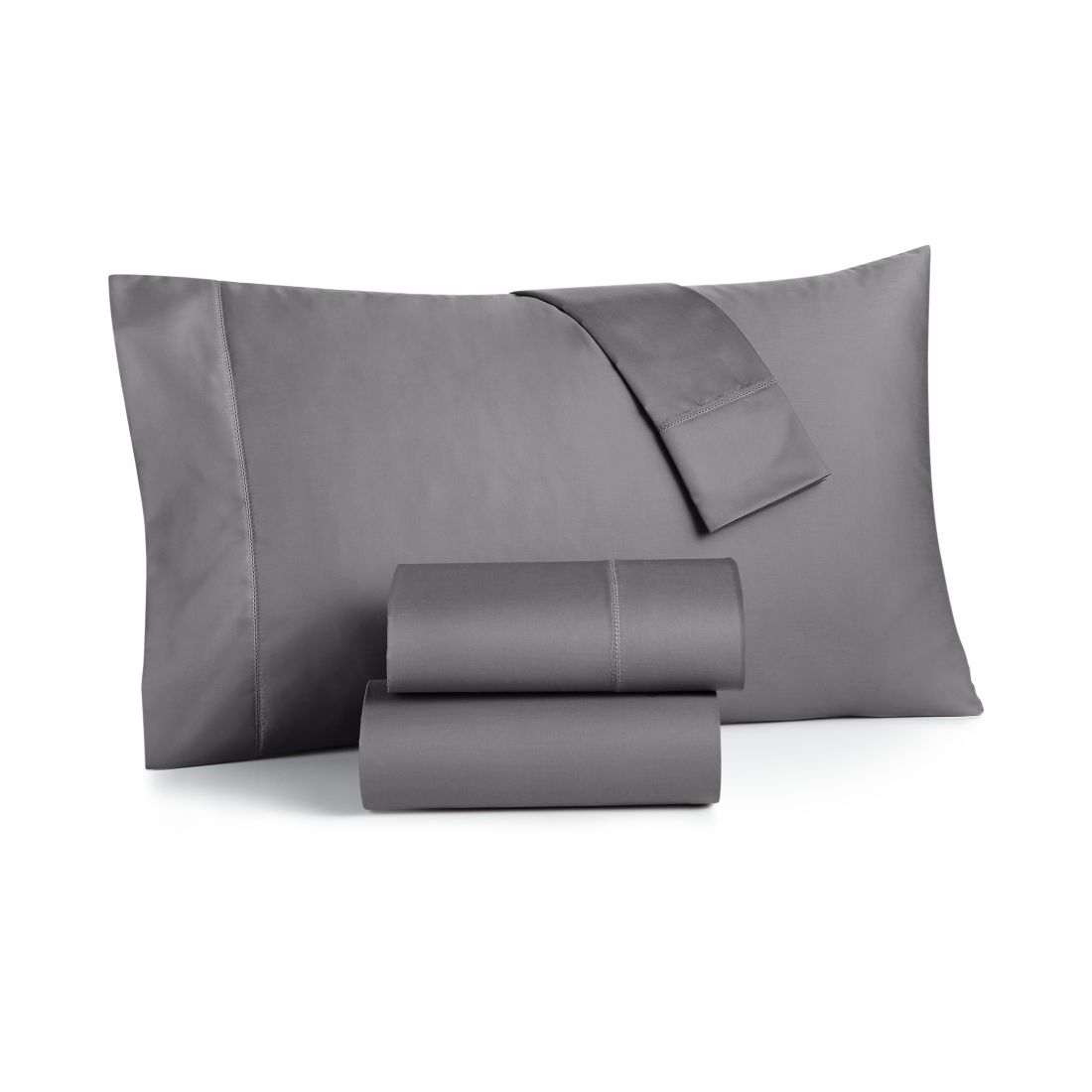 Charter Club Solid 550 Thread Count 100% Cotton 4-Pc. Sheet Set, King, Exclusively at Macy's