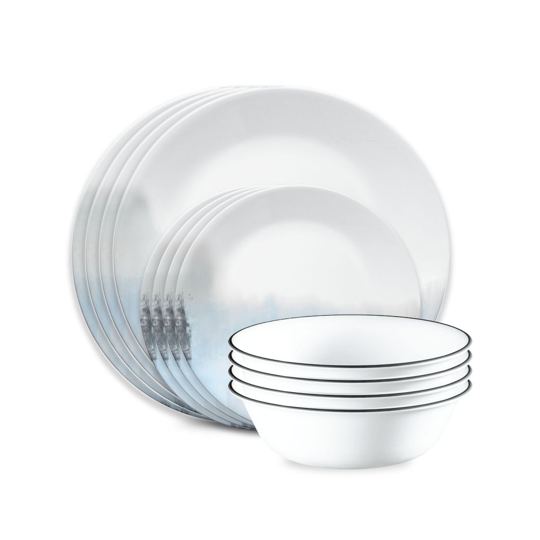 Corelle Tranquil Reflections 12 Pc. Dinnerware Set, Service for 4