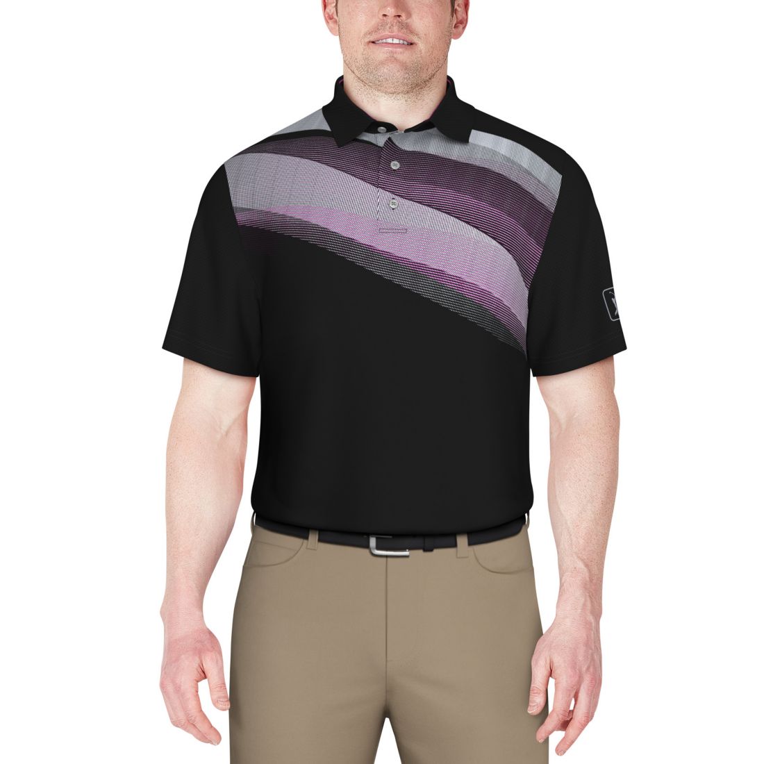 Macy s Pga Tour Men s Golf Bag Graphic Regular Fit Polo Shirt available now at North East Mall