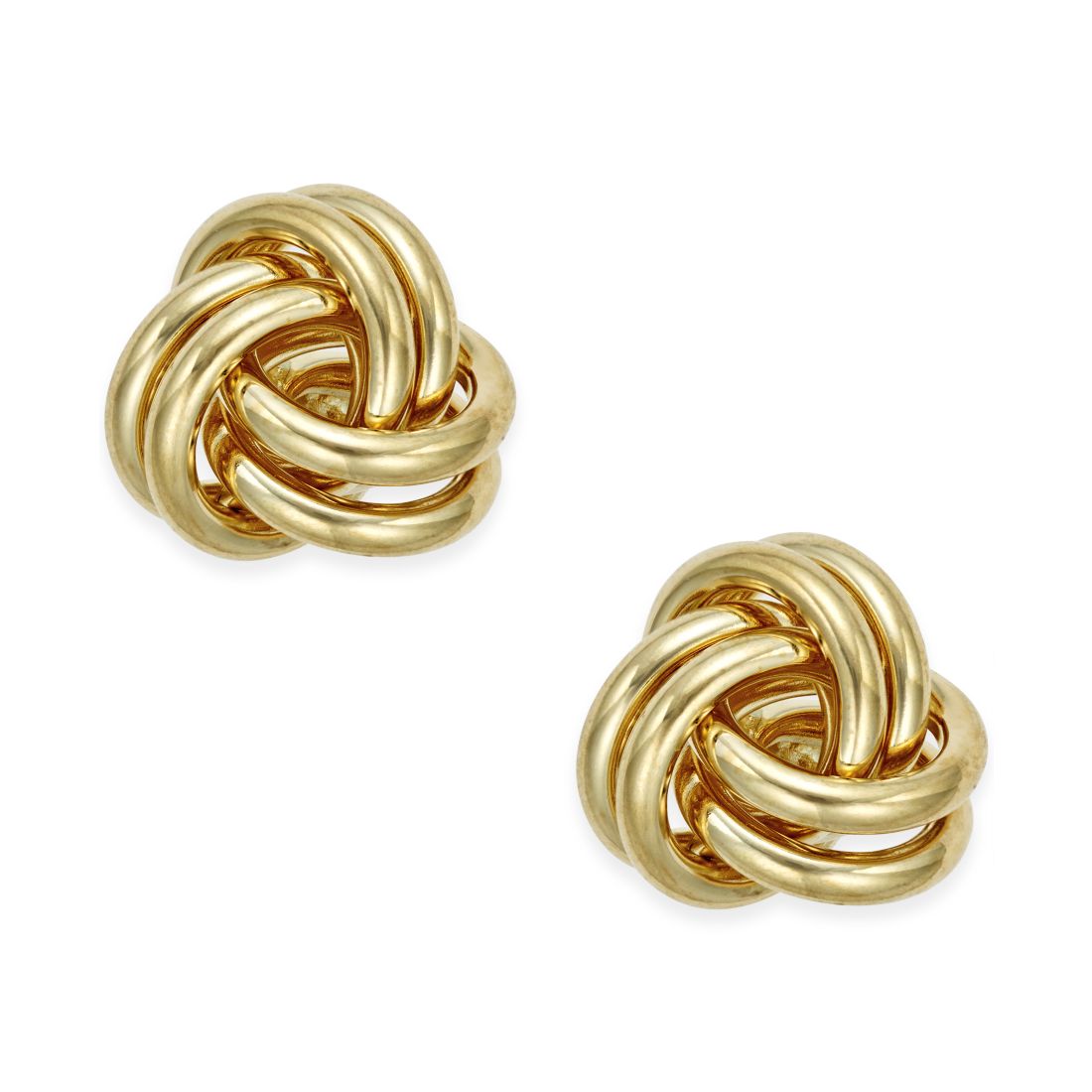 Macy's Love Knot Stud Earrings in 10k Gold