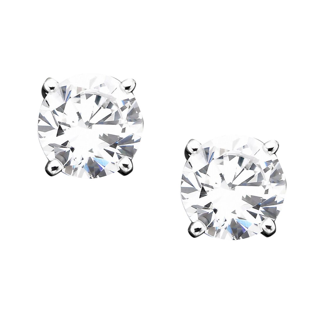 Giani Bernini 18k Gold over Sterling Silver Cubic Zirconia Stud Earrings (1 ct. t.w.)