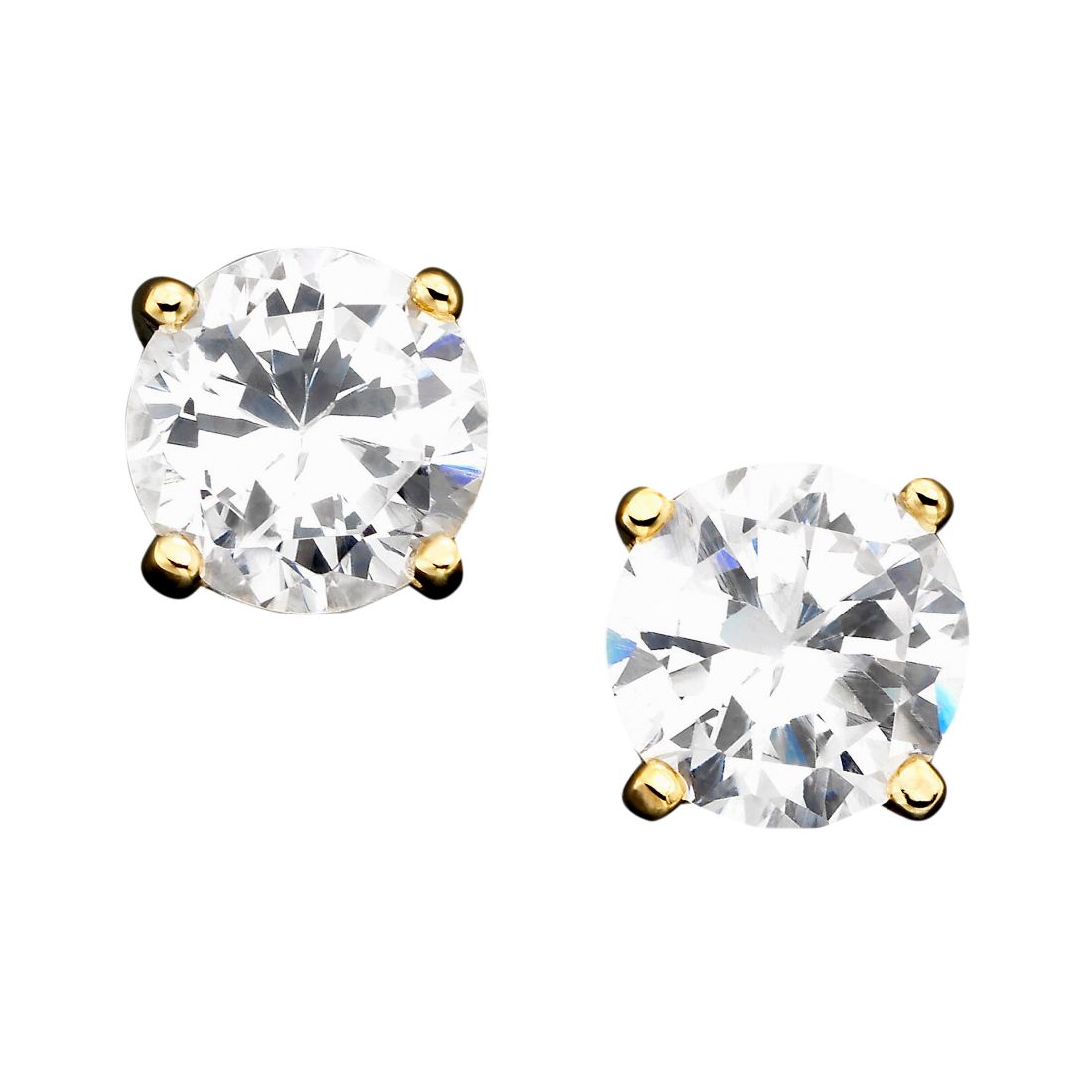 Giani Bernini Cubic Zirconia Sterling Silver Stud Earrings, Created for Macy's