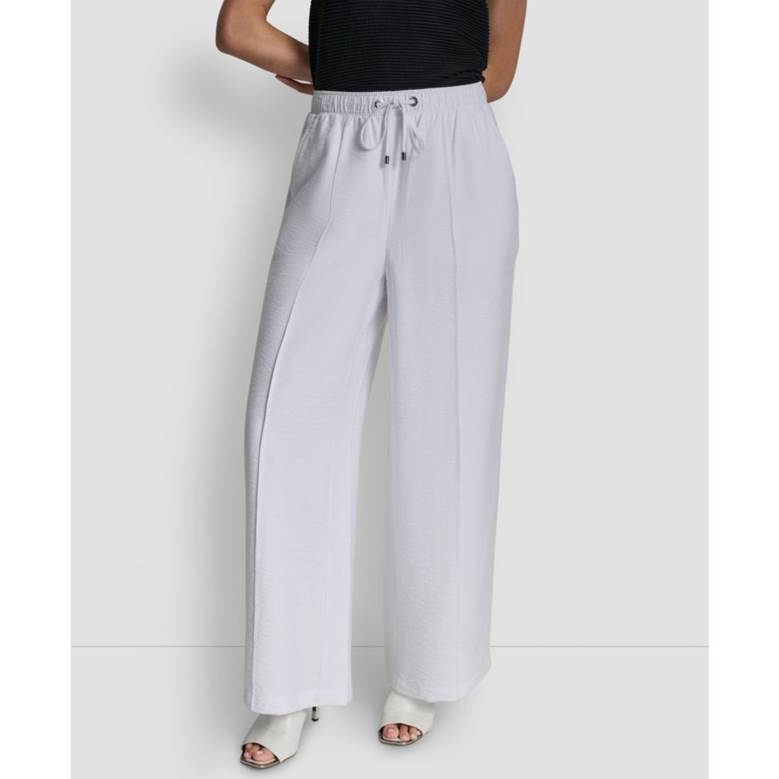 Dkny Women's Seam Crinkle Pull-On Pants