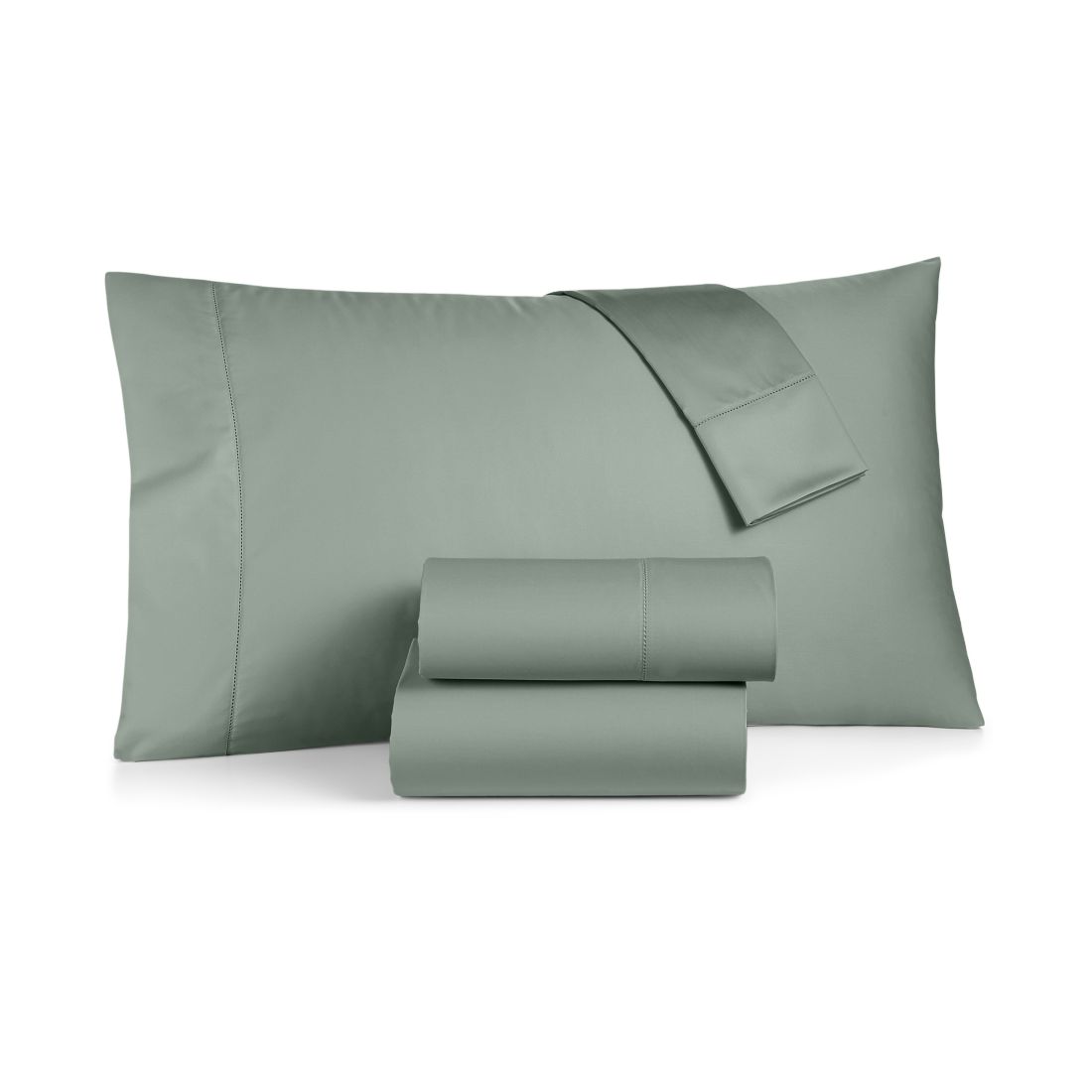 Charter Club Solid 550 Thread Count 100% Cotton 4-Pc. Sheet Set, Queen, Exclusively at Macy's