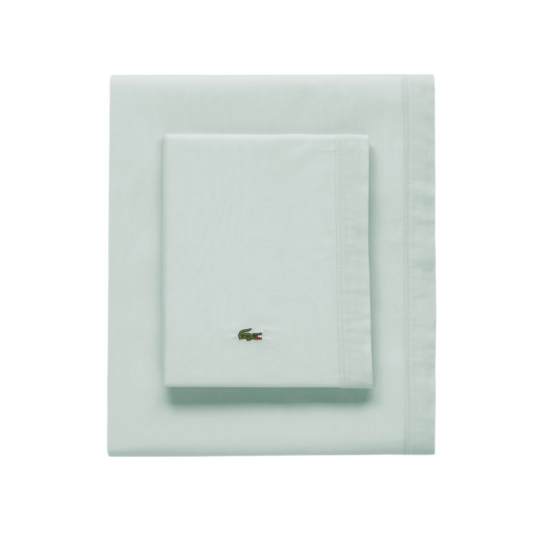 Lacoste Home Solid Cotton Percale Pillowcase Pair, King