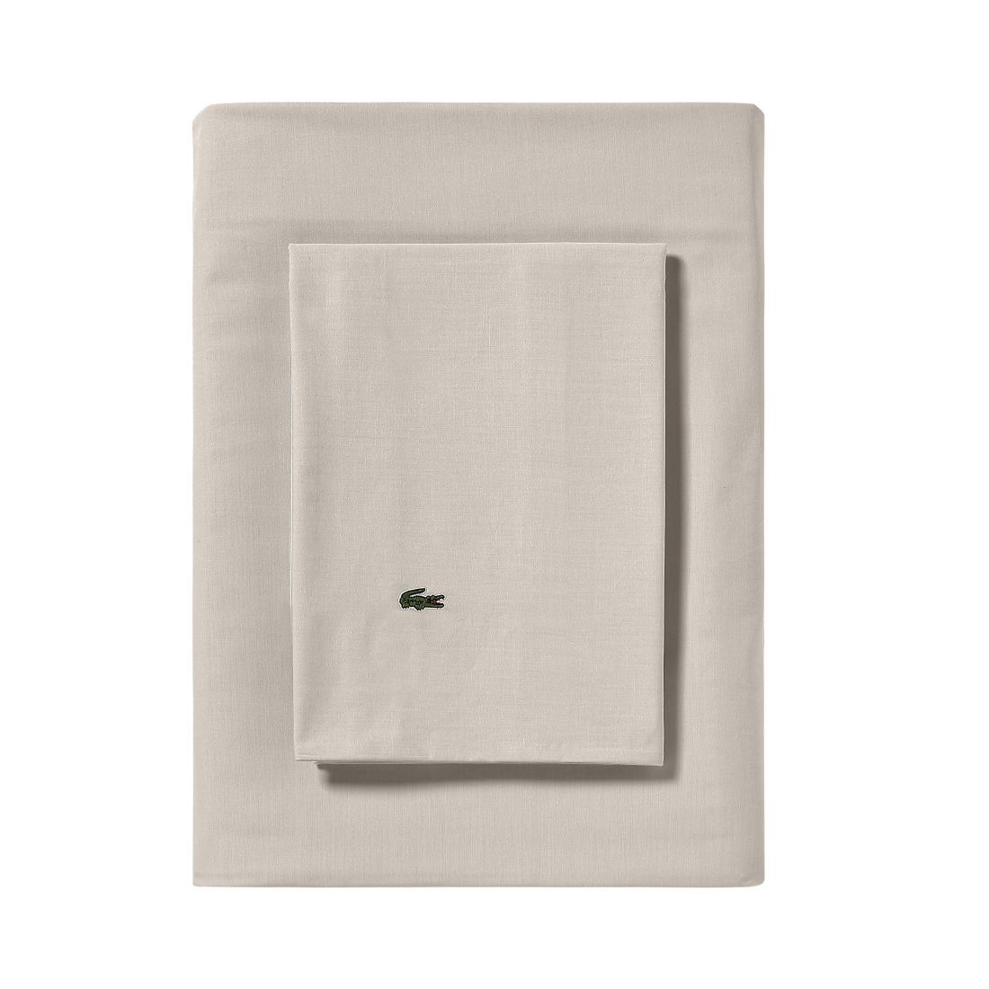 Lacoste Home Solid Cotton Percale Sheet Set, Full