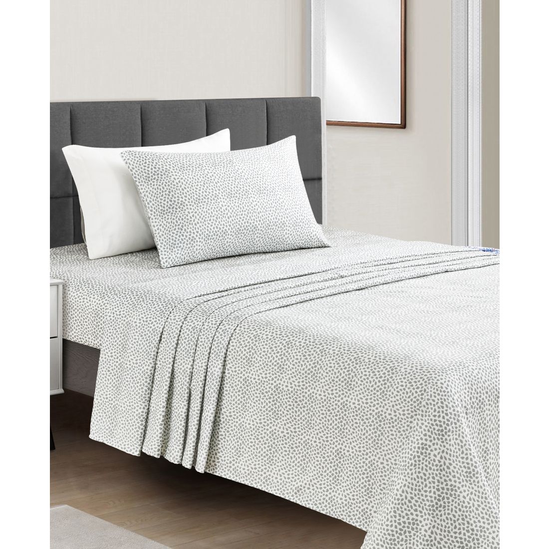 Fairfield Square Collection Sunham Microfiber Easy Care Printed 3-Pc. Sheet Set, Twin