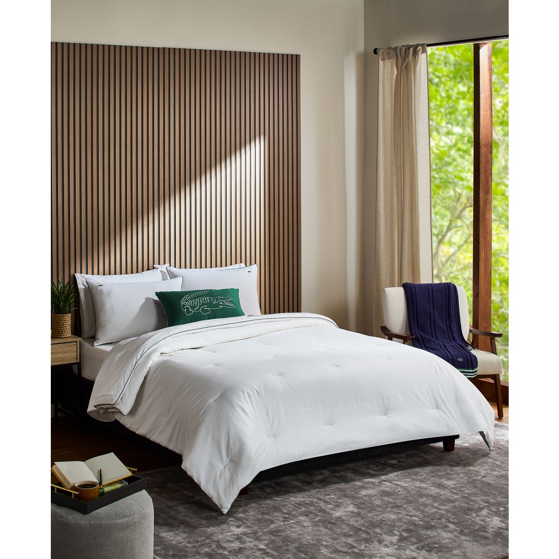 Lacoste Home Lacoste Tiebreak Solid 2-Pc. Comforter Set, Twin