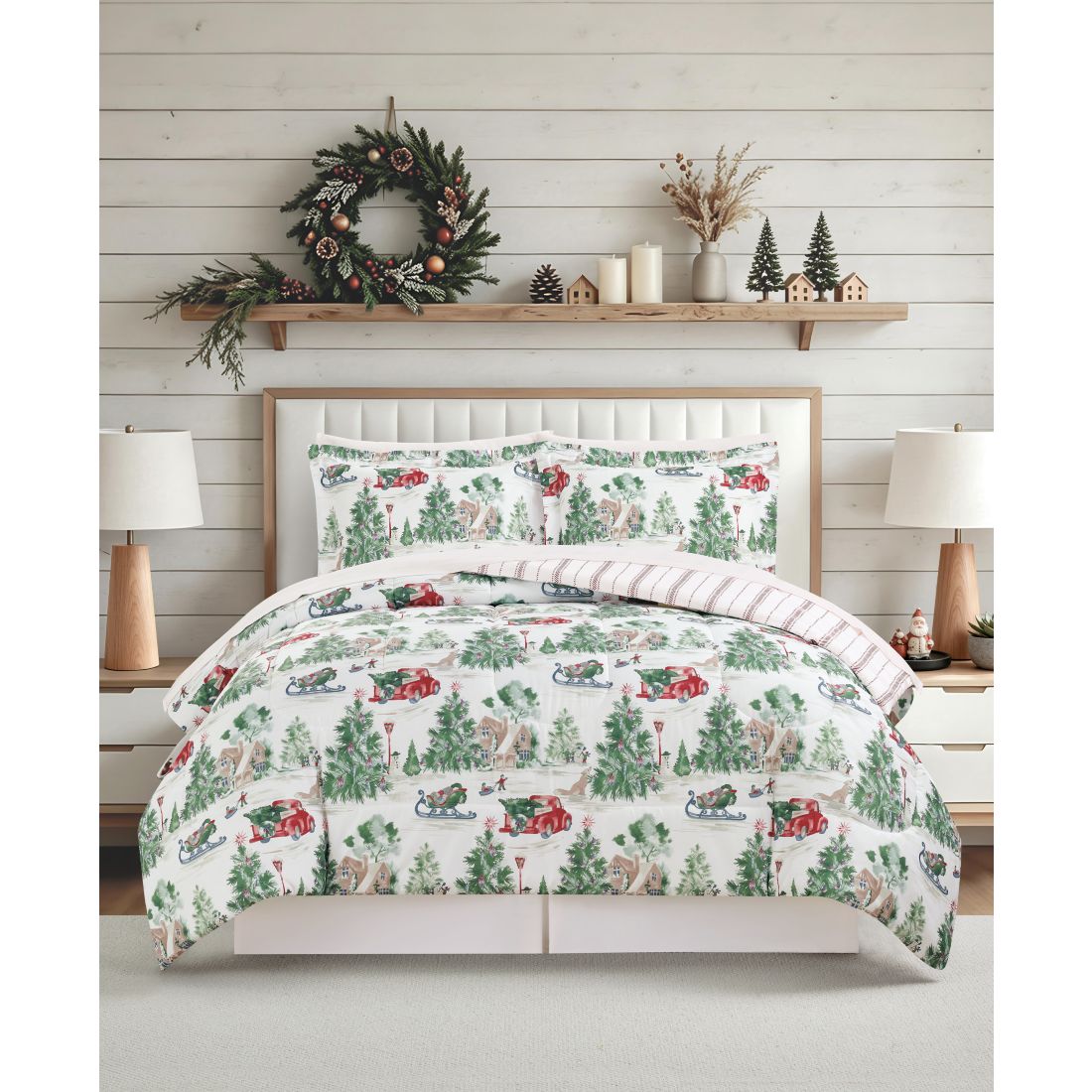 Macy's Snow Day Soft Hand Feel 8-Piece Comforter Set