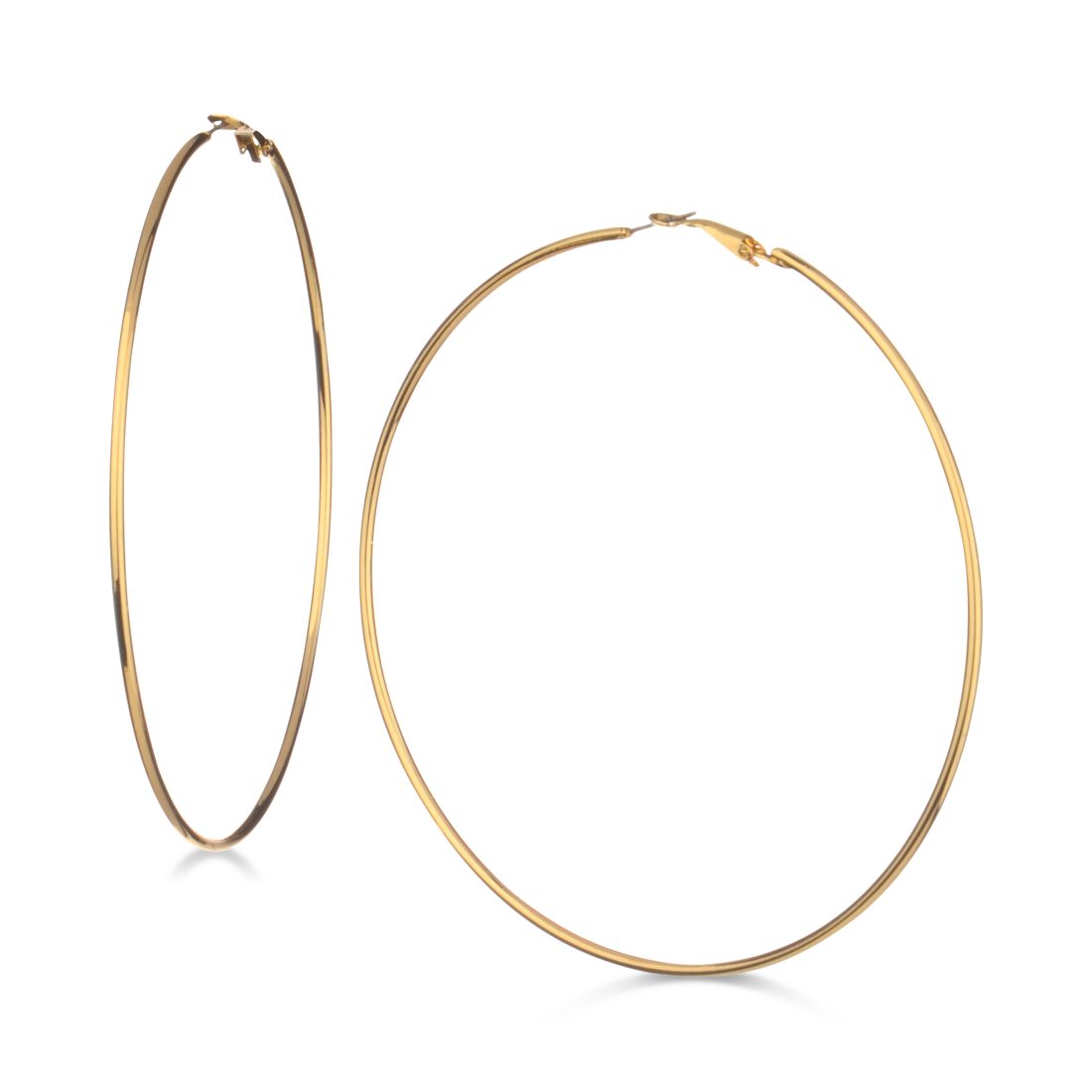 Guess 3 1/4" Large Hoop Earrings