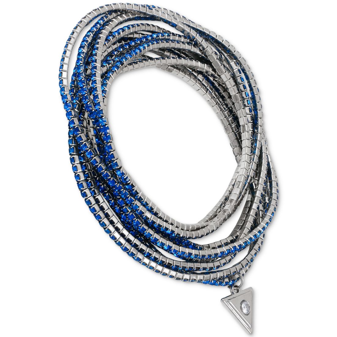 Guess 10-Pc. Set Crystal Stretch Bracelets