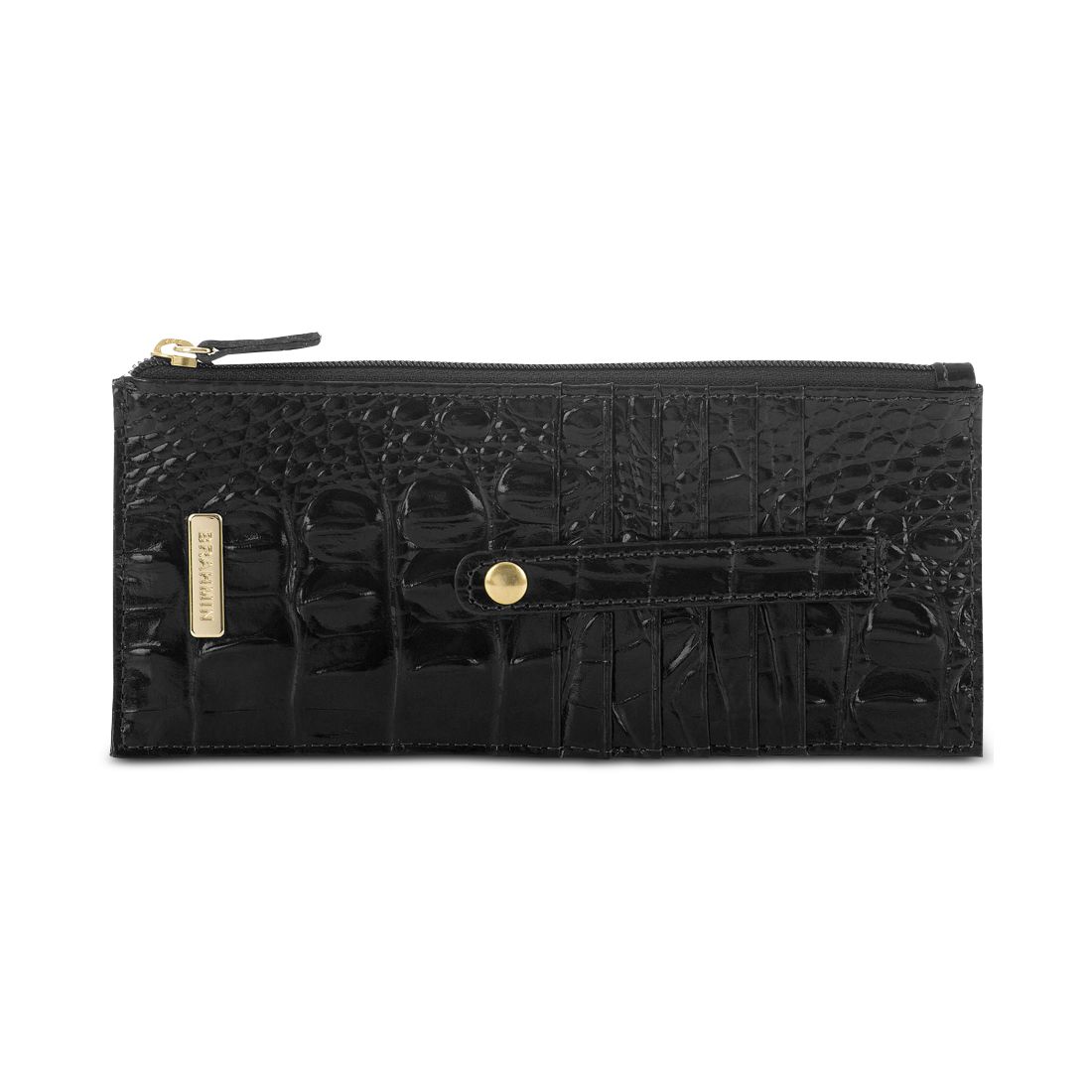 Brahmin Credit Card Melbourne Embossed Leather Wallet