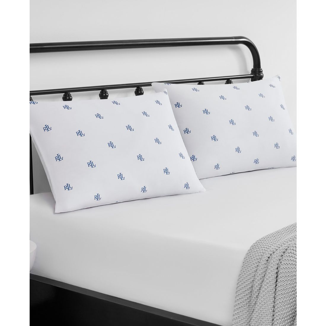 Lauren Ralph Lauren Logo Medium Density 2-Pack Down Alternative Pillow, King