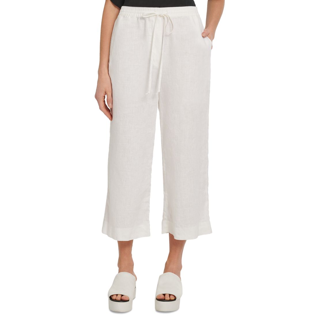 Dkny Pull-On Wide-Leg Pants