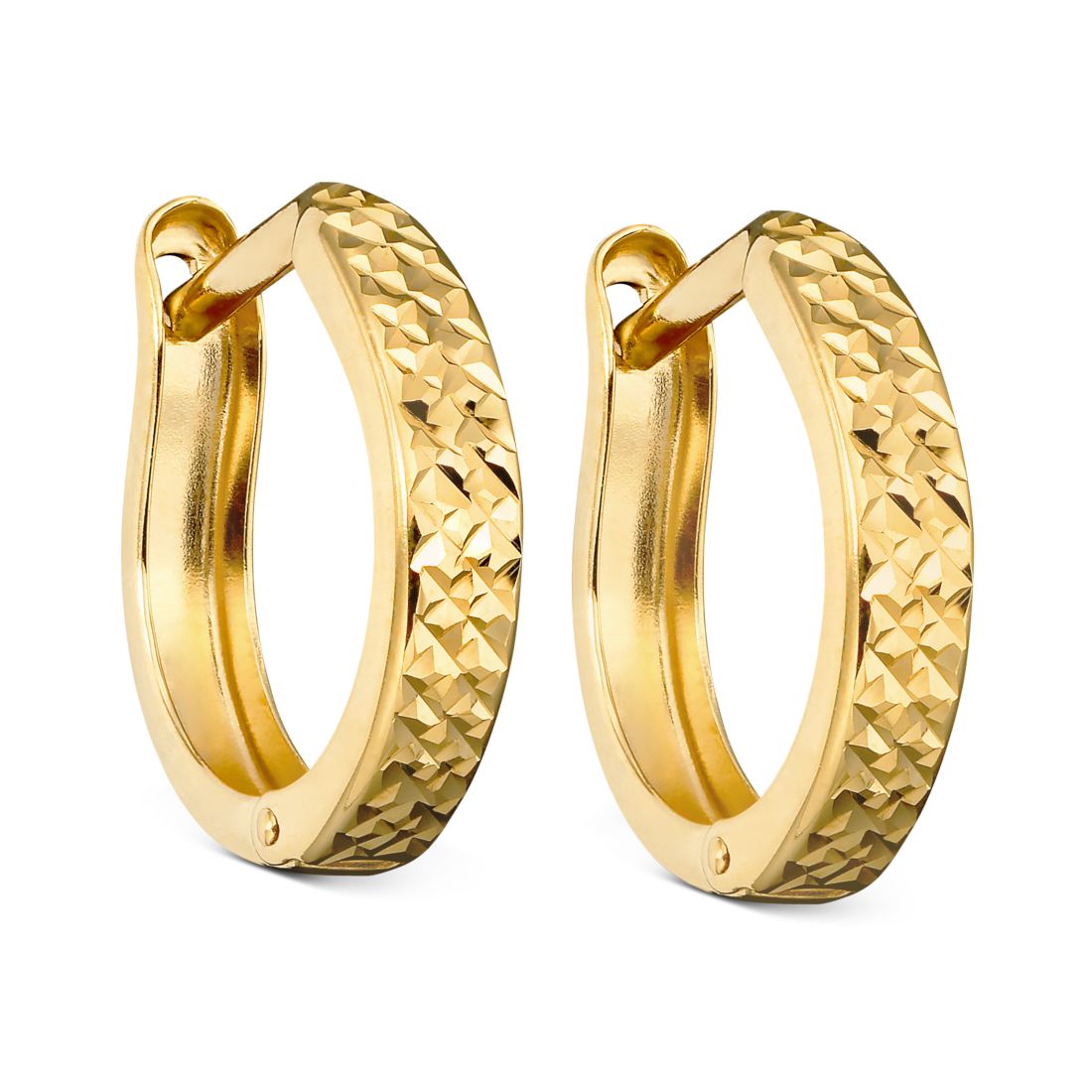 Macy's 10k Gold Hoop Earrings