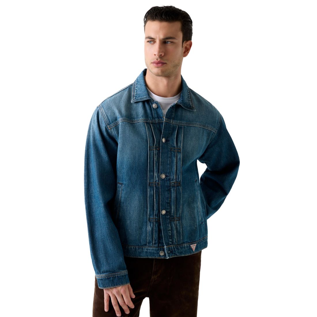 Guess Men's Point Collar Clint Jacket