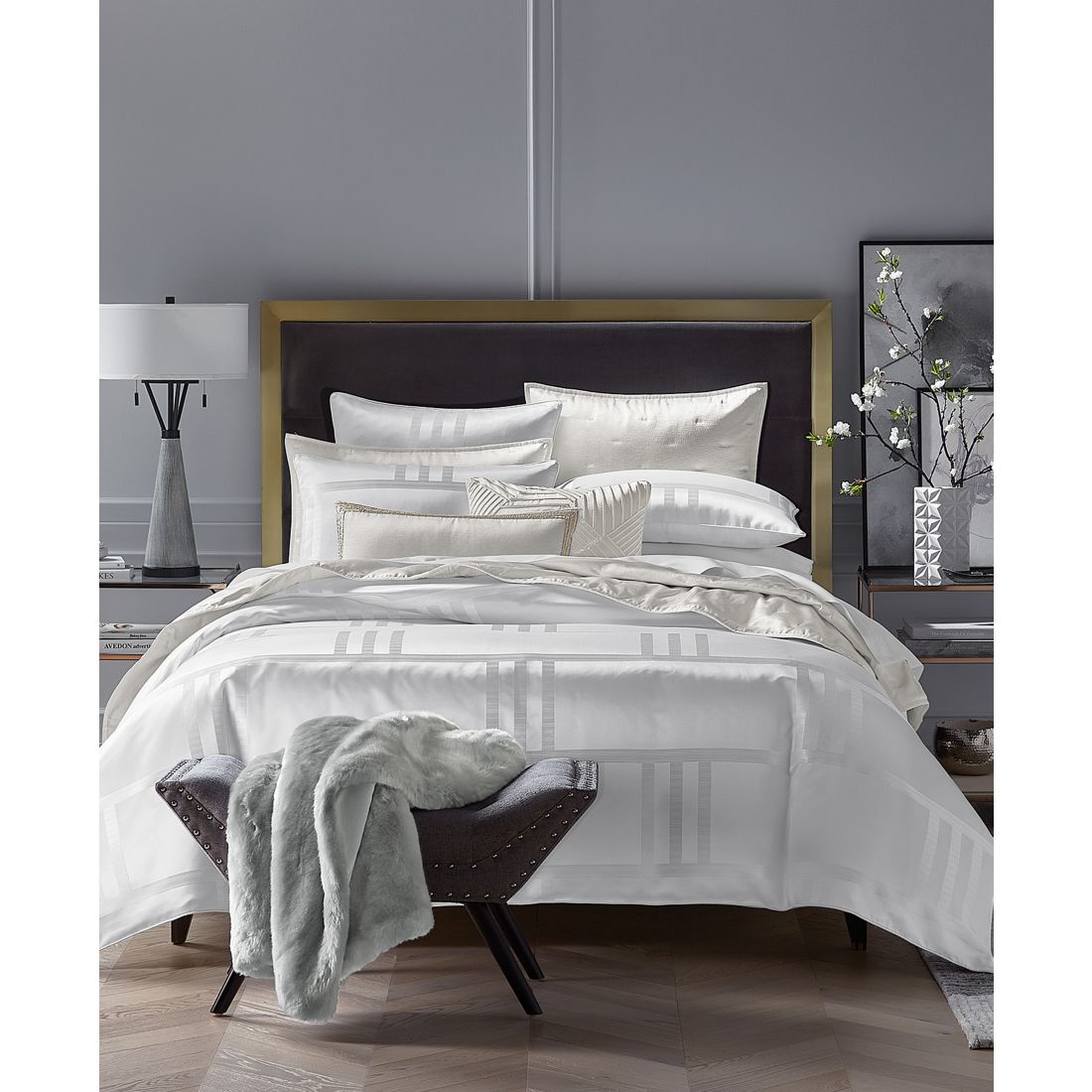 Hotel Collection Structure 3-Pc. Comforter Set, Full/Queen, Exclusively at Macy's