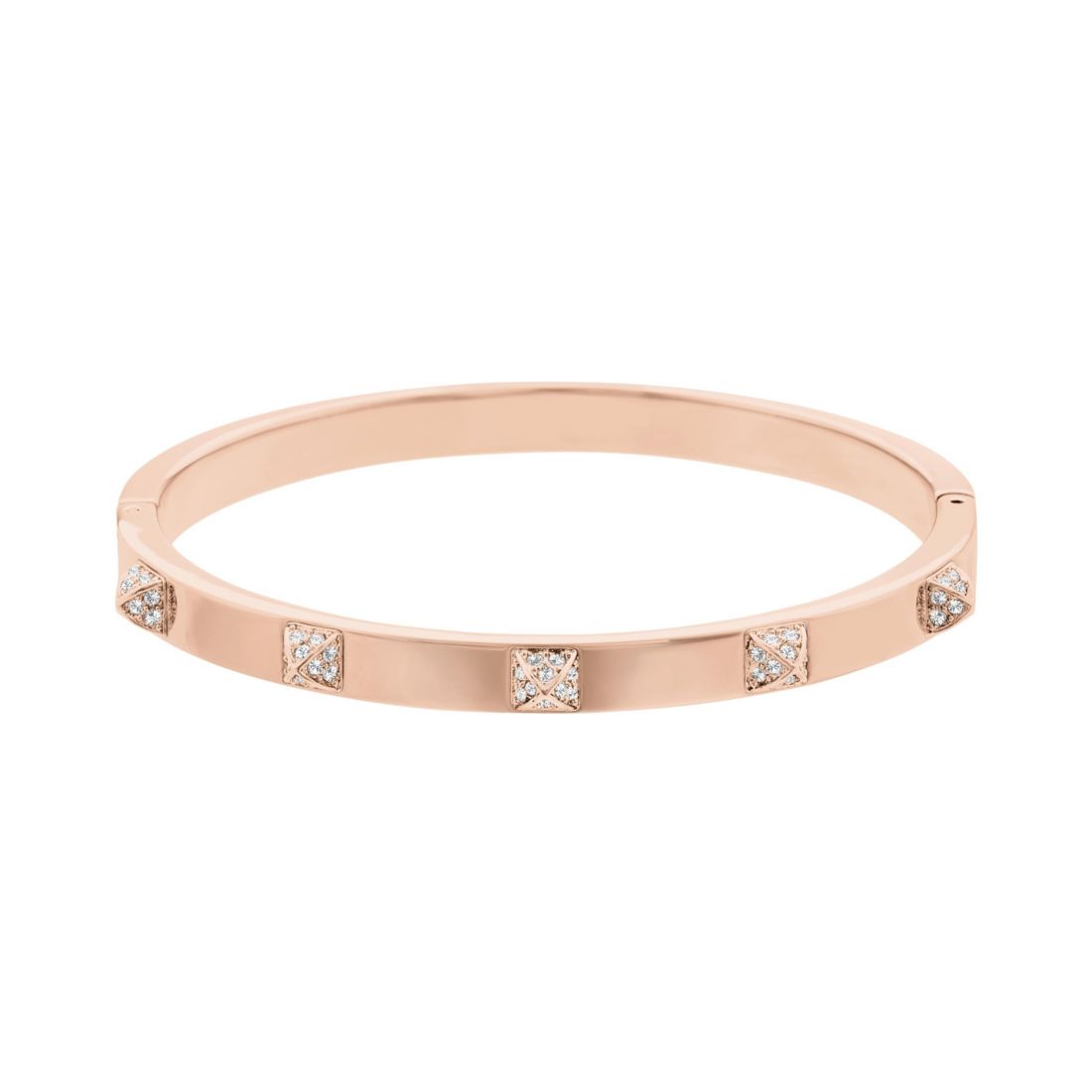 Swarovski Tactic Rose Gold Tone Plated Bangle