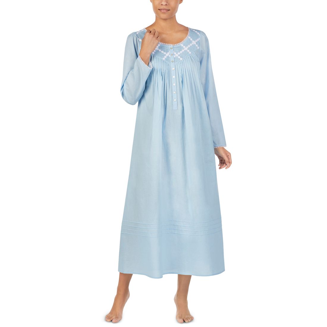 Eileen West Cotton Pintuck Ballet Nightgown