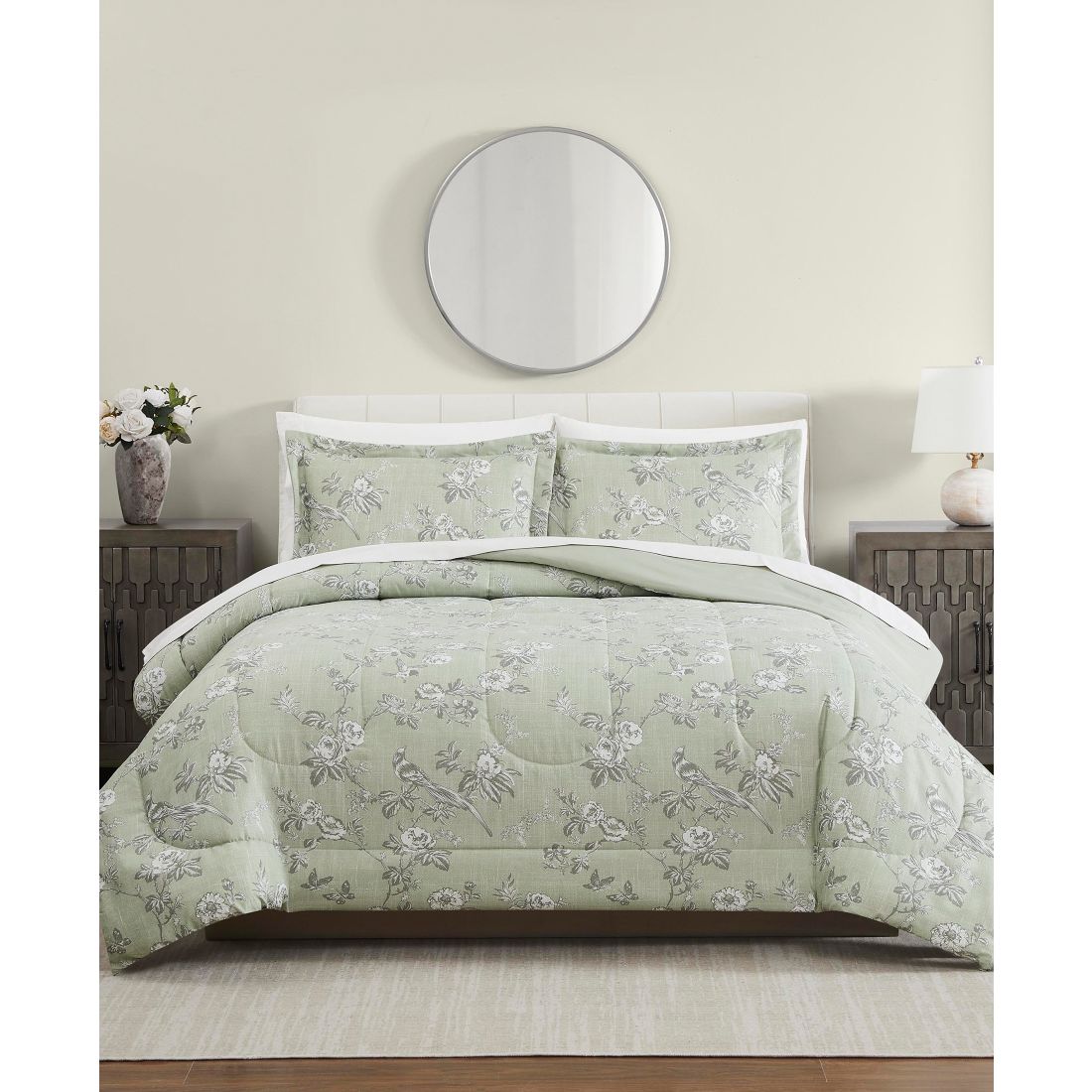 Macy's Pem America Bird Toile 3-Pc. Comforter Sets
