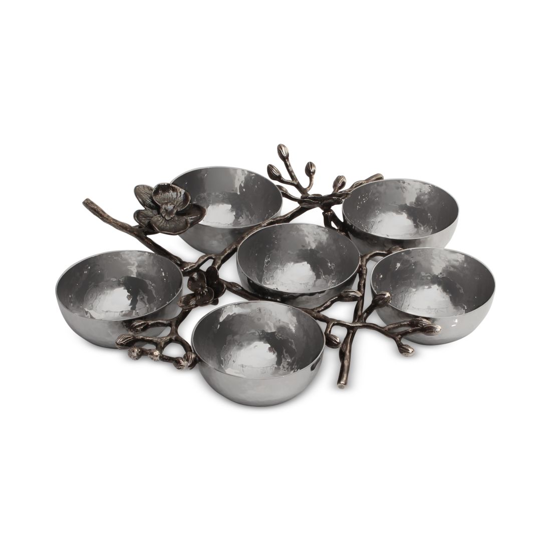 Michael Aram Black Orchid 6-Compartment Seder Plate