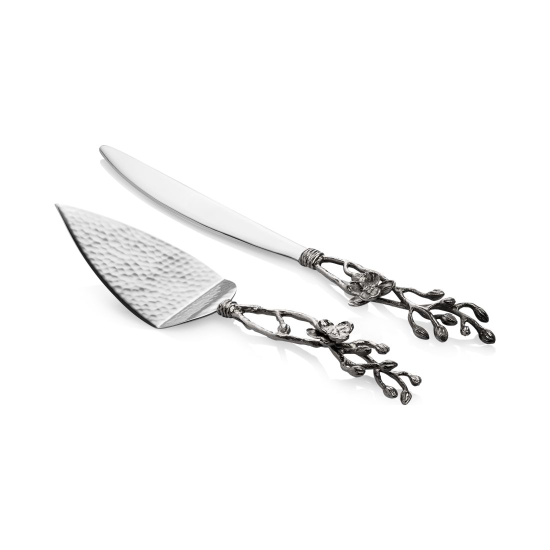 Michael Aram White Orchid Cake Knife and Server